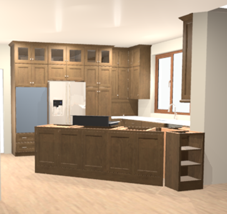Alder Wood Traditional New In Box Kitchen