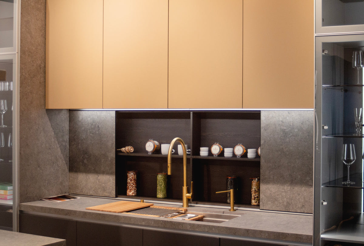 Albero Modern Industrial Kitchen with Wolf & Sub-Zero Appliances