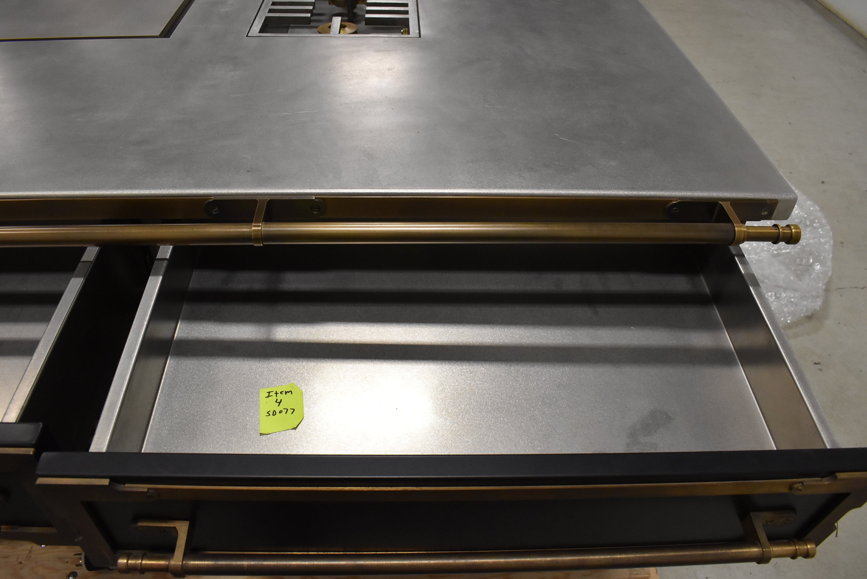 L'Atelier Paris Haute Design Le Classique Noir Matte Kitchen Cabinets with Cook Island