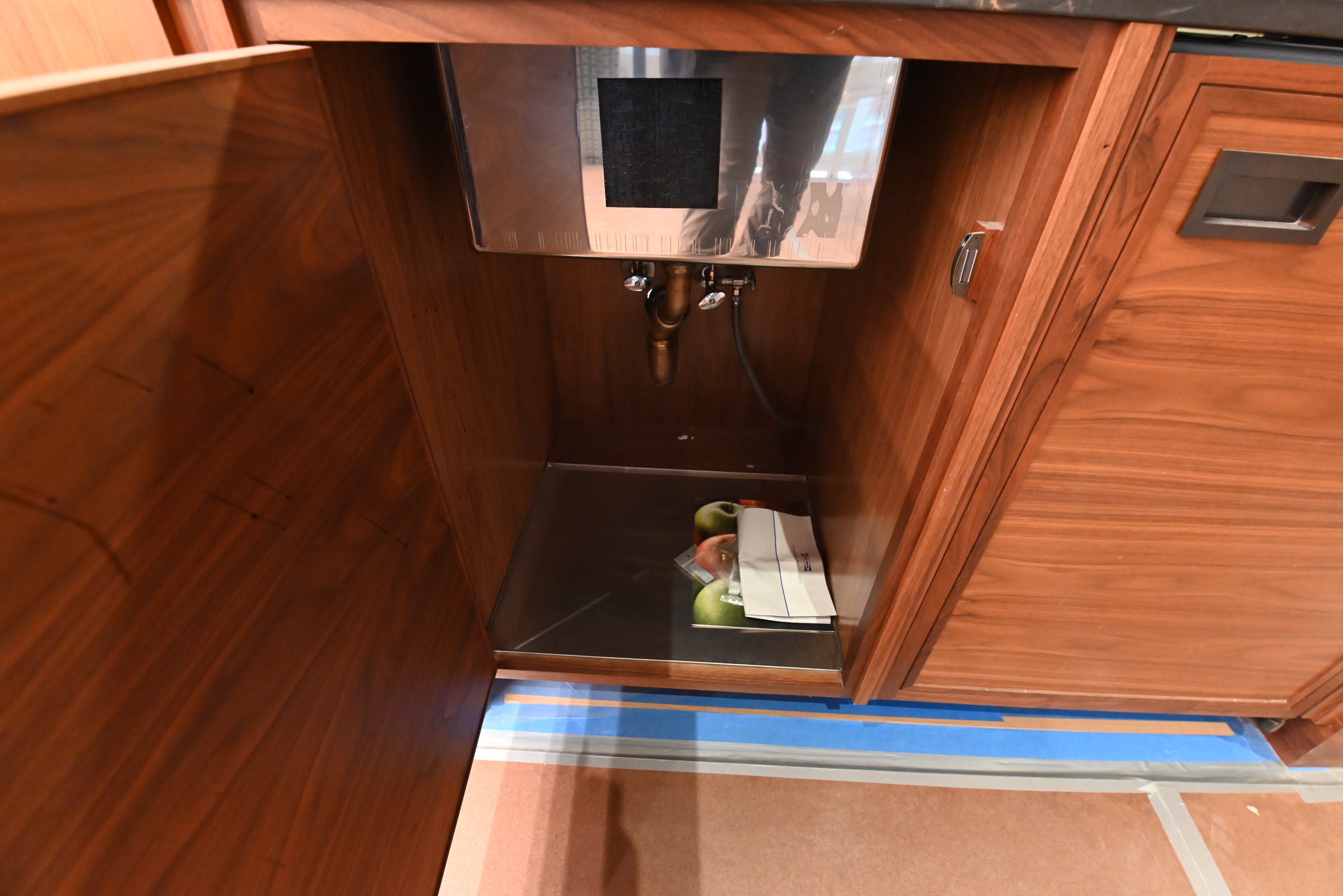 “The Marquee” Luxury Transitional Wet Wine Bar with Sub-Zero Undercounter Refrigerator