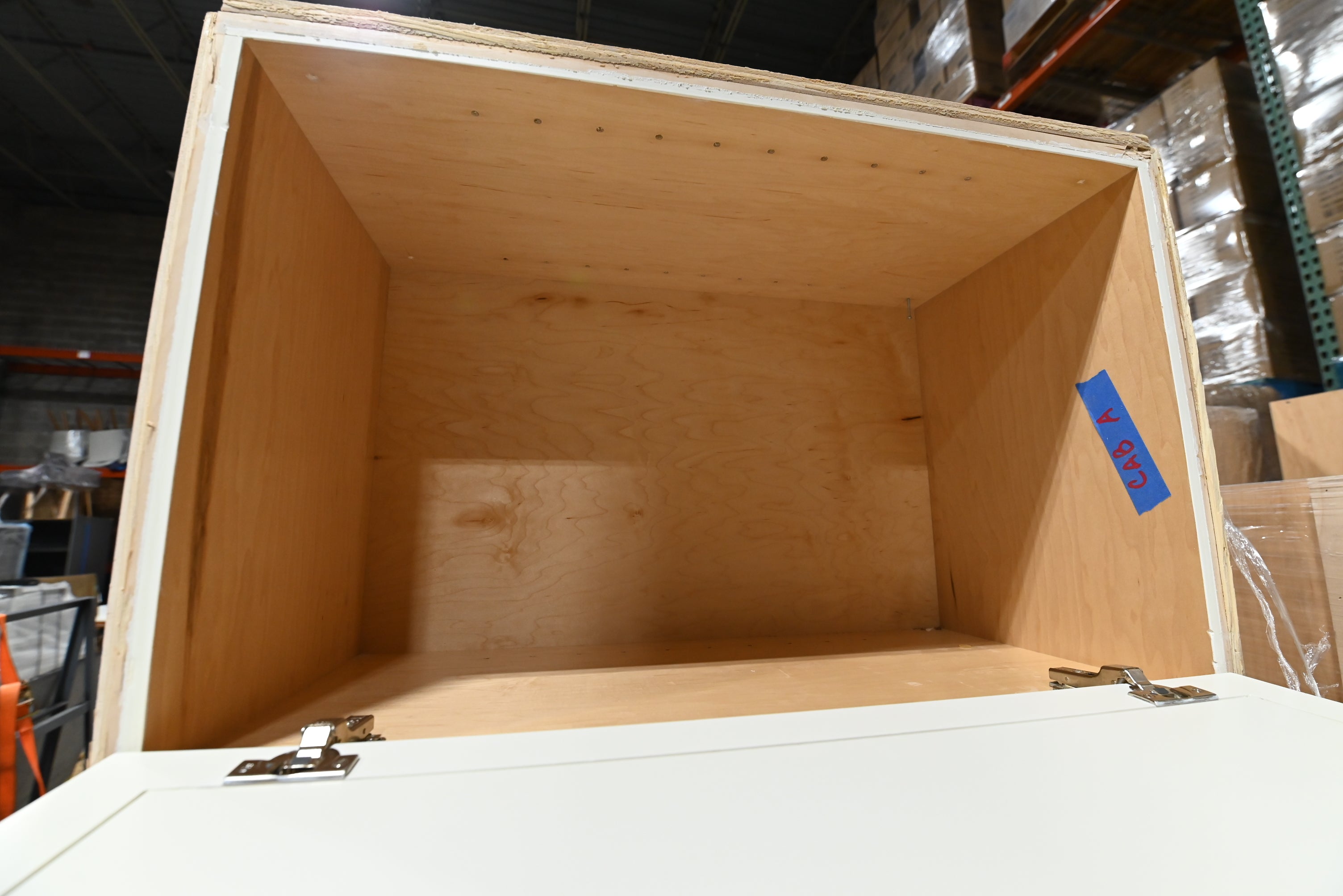 Custom Traditional White Partial Kitchen Cabinets