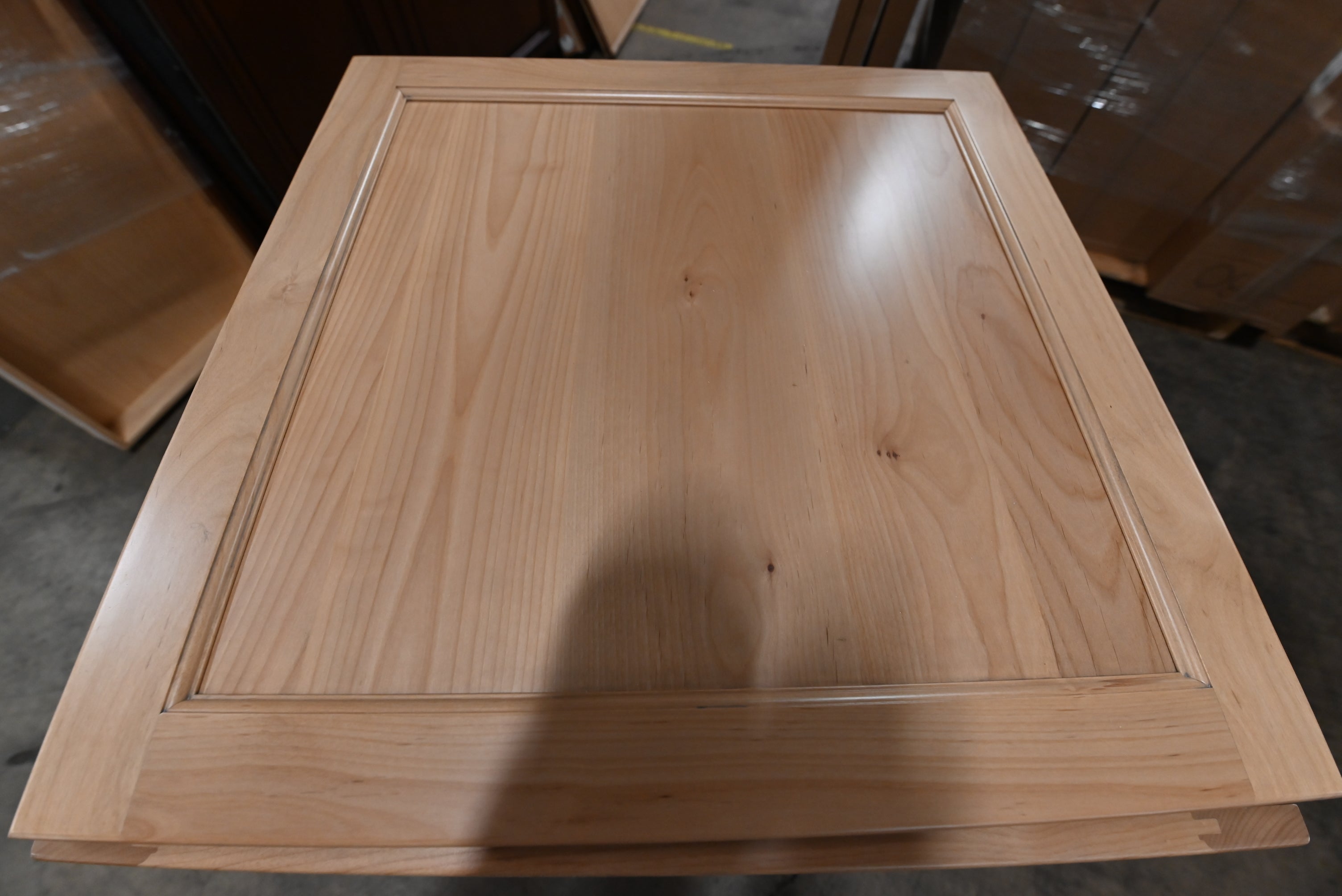 Crystal Cabinets Works Traditional Premium Alder Natural Wooden Kitchen Cabinets