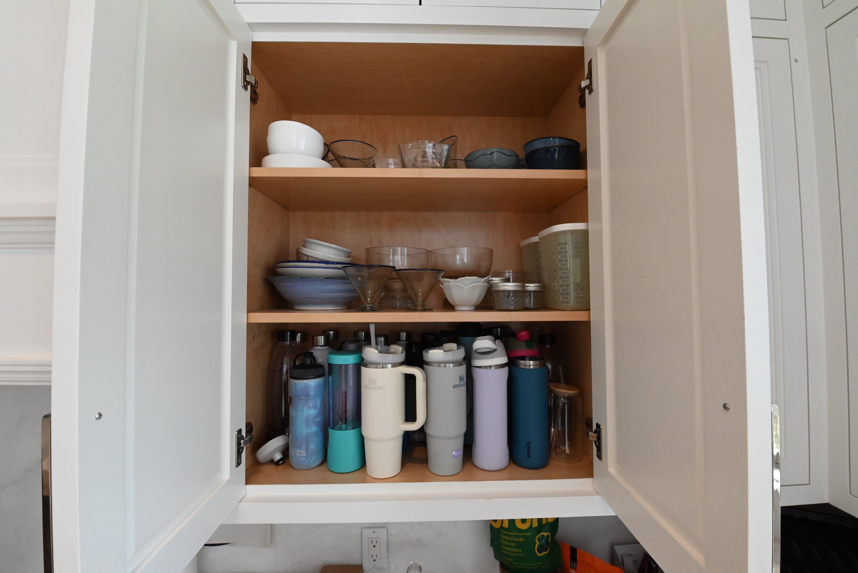 "The Abercorn" Transitional White Kitchen with Island & 48" Wolf Range