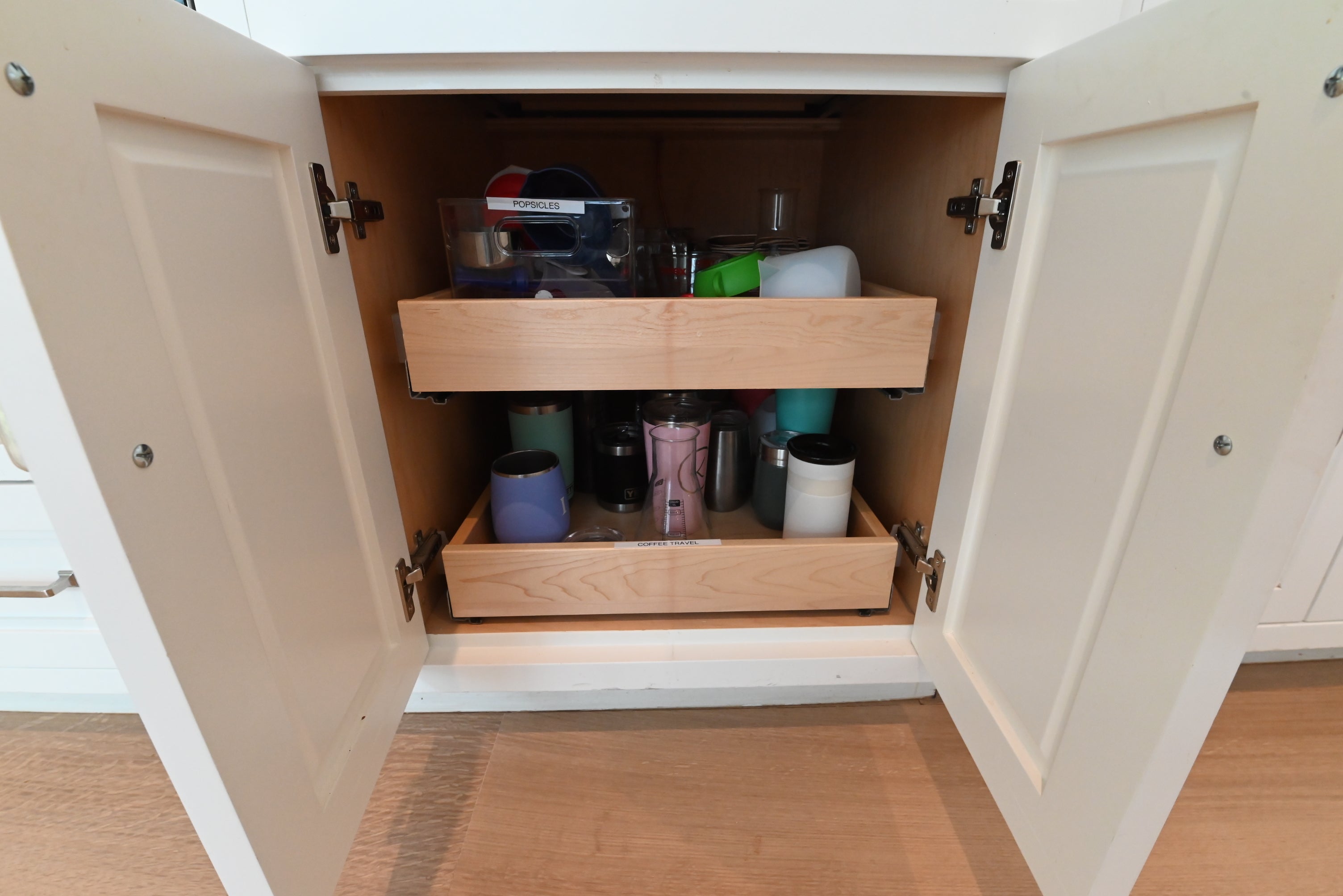 "The Abercorn" Transitional White Kitchen with Island & 48" Wolf Range