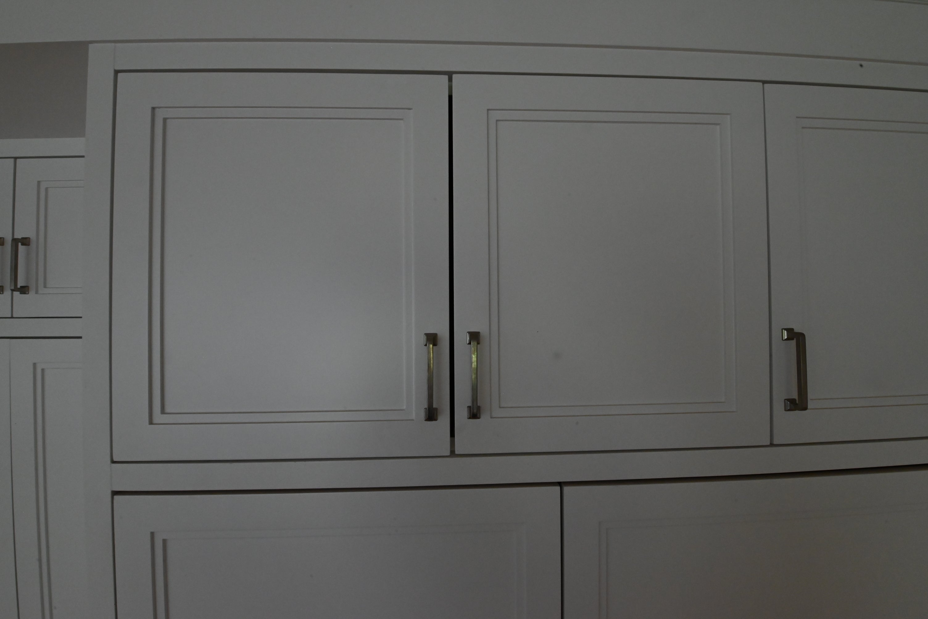 "The Abercorn" Transitional White Kitchen with Island & 48" Wolf Range