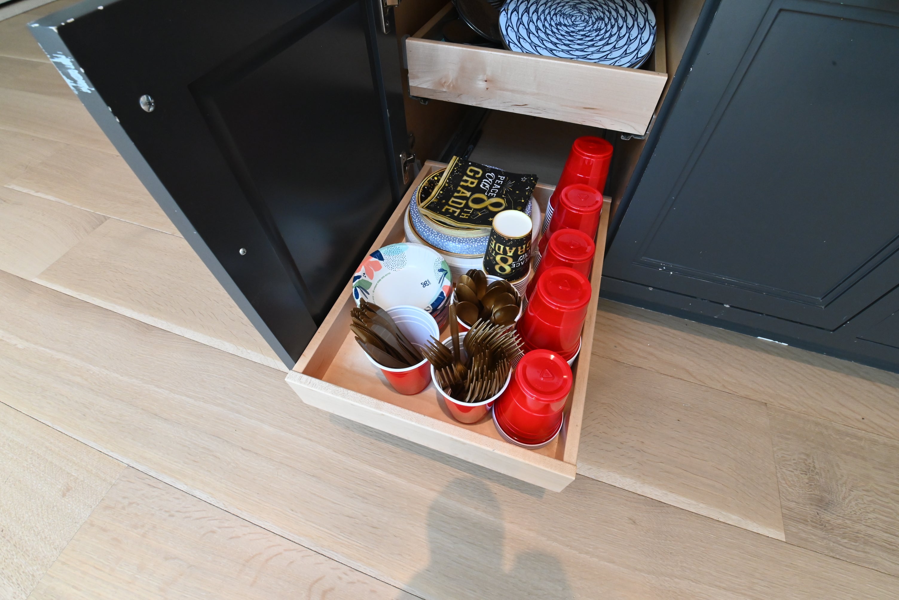 "The Abercorn" Transitional White Kitchen with Island & 48" Wolf Range