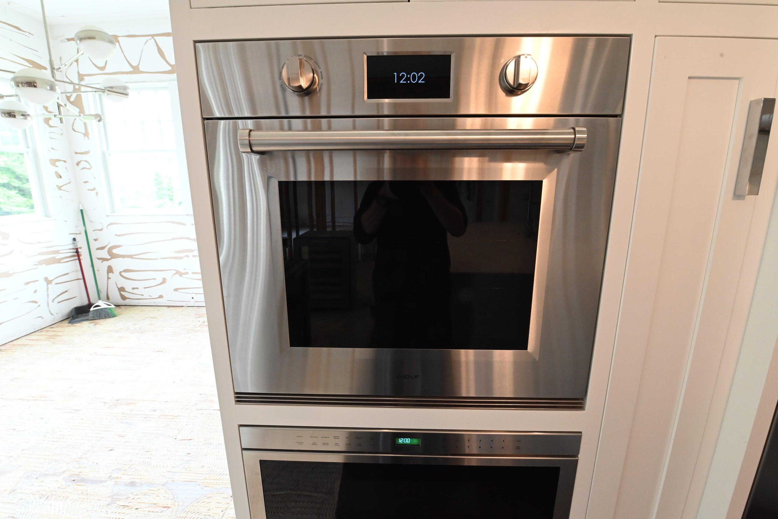 “The Pembroke” Transitional White Kitchen with Island, Wolf & Sub-Zero Appliances