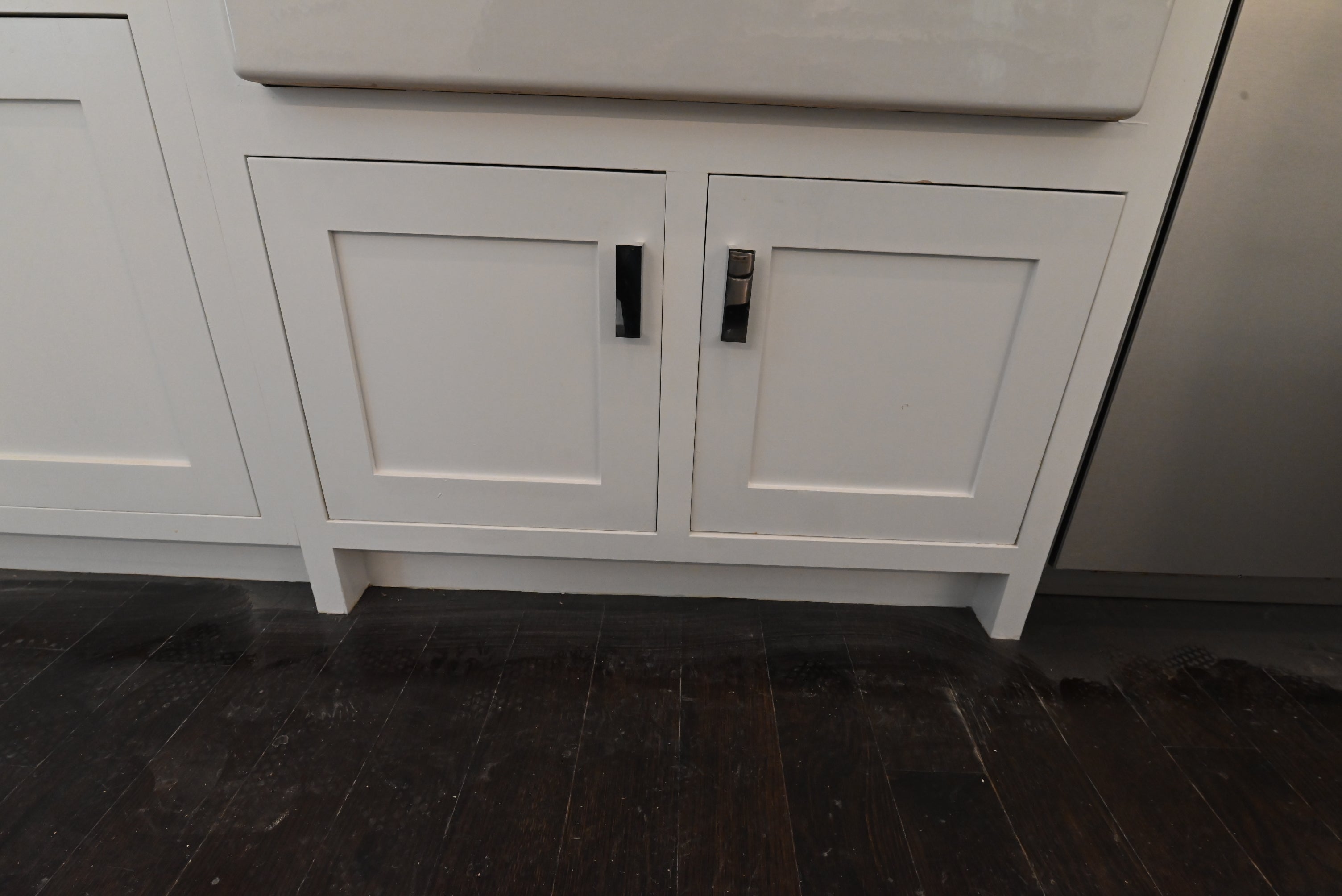 “The Pembroke” Transitional White Kitchen with Island, Wolf & Sub-Zero Appliances