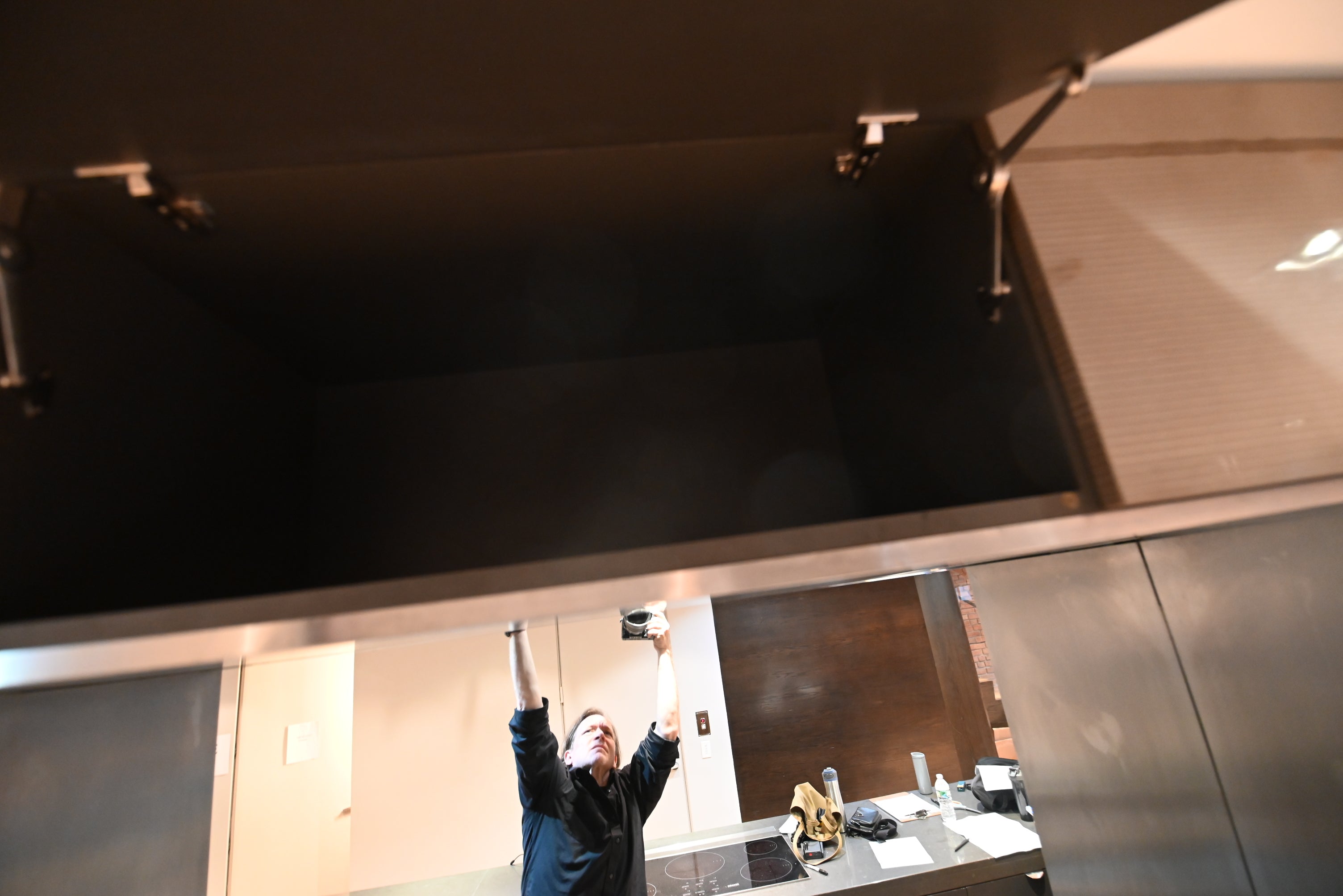 "The Stryker" Industrial Modern Kitchen with Island & Gaggenau Appliances