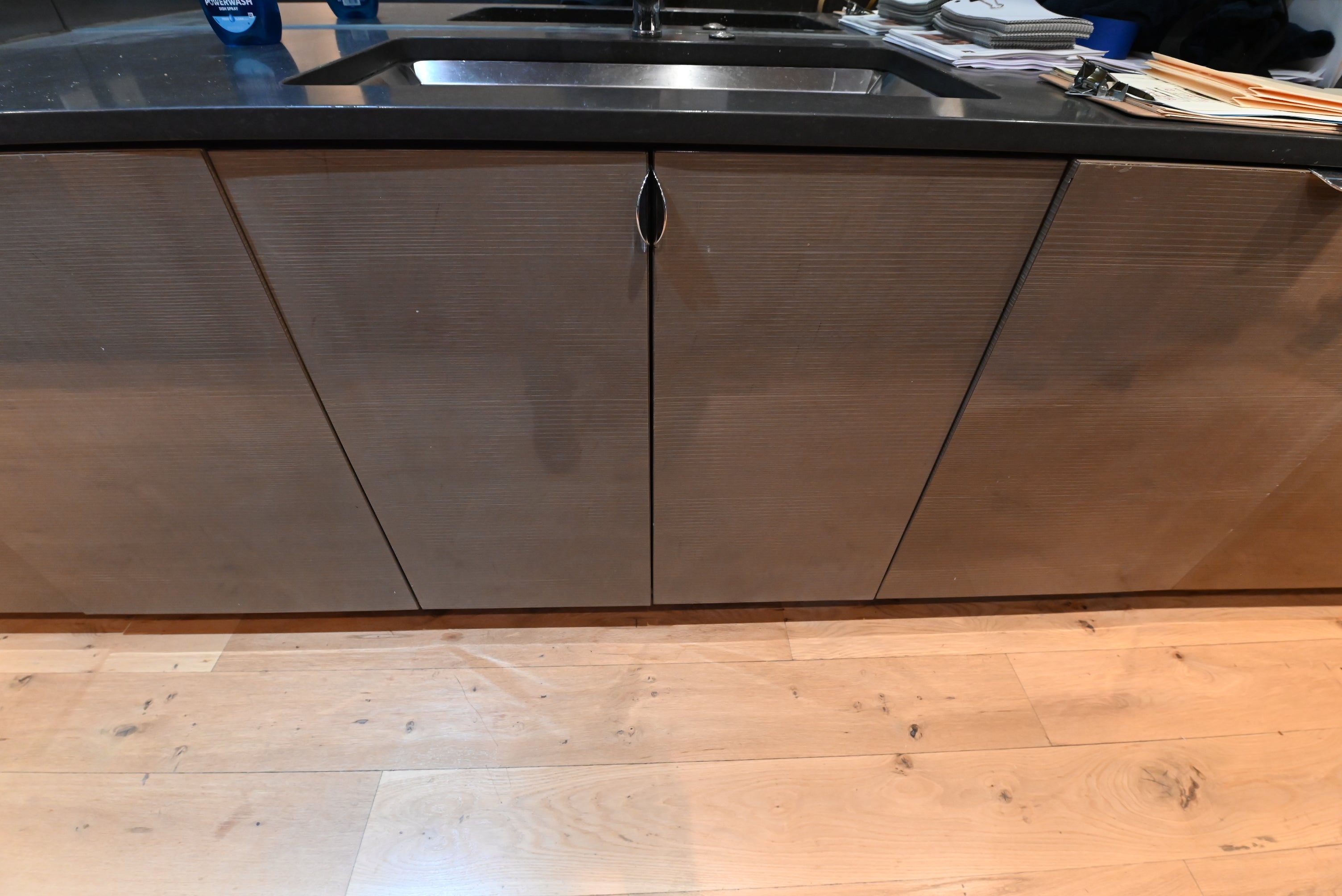 "The Stryker" Industrial Modern Kitchen with Island & Gaggenau Appliances