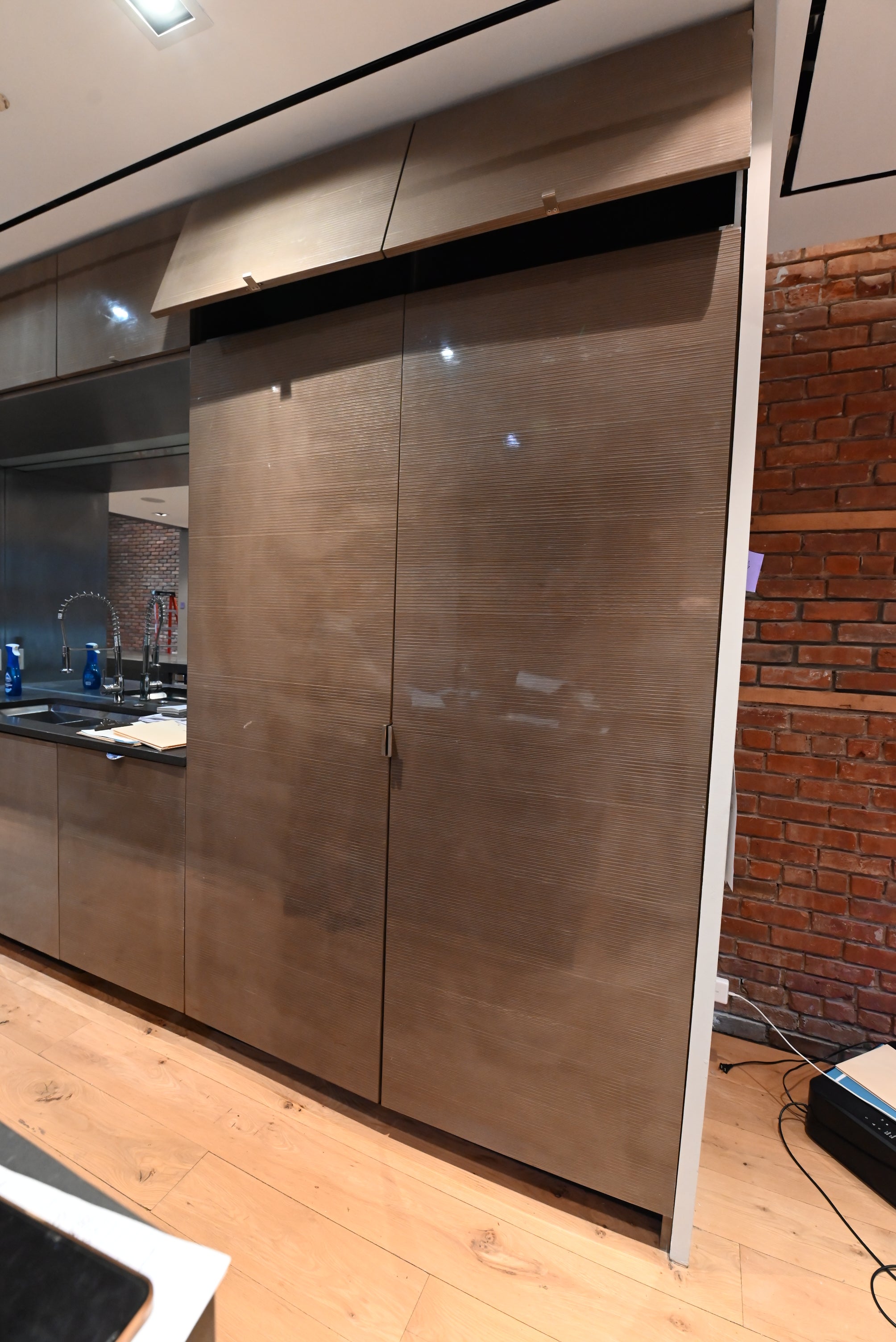 "The Stryker" Industrial Modern Kitchen with Island & Gaggenau Appliances