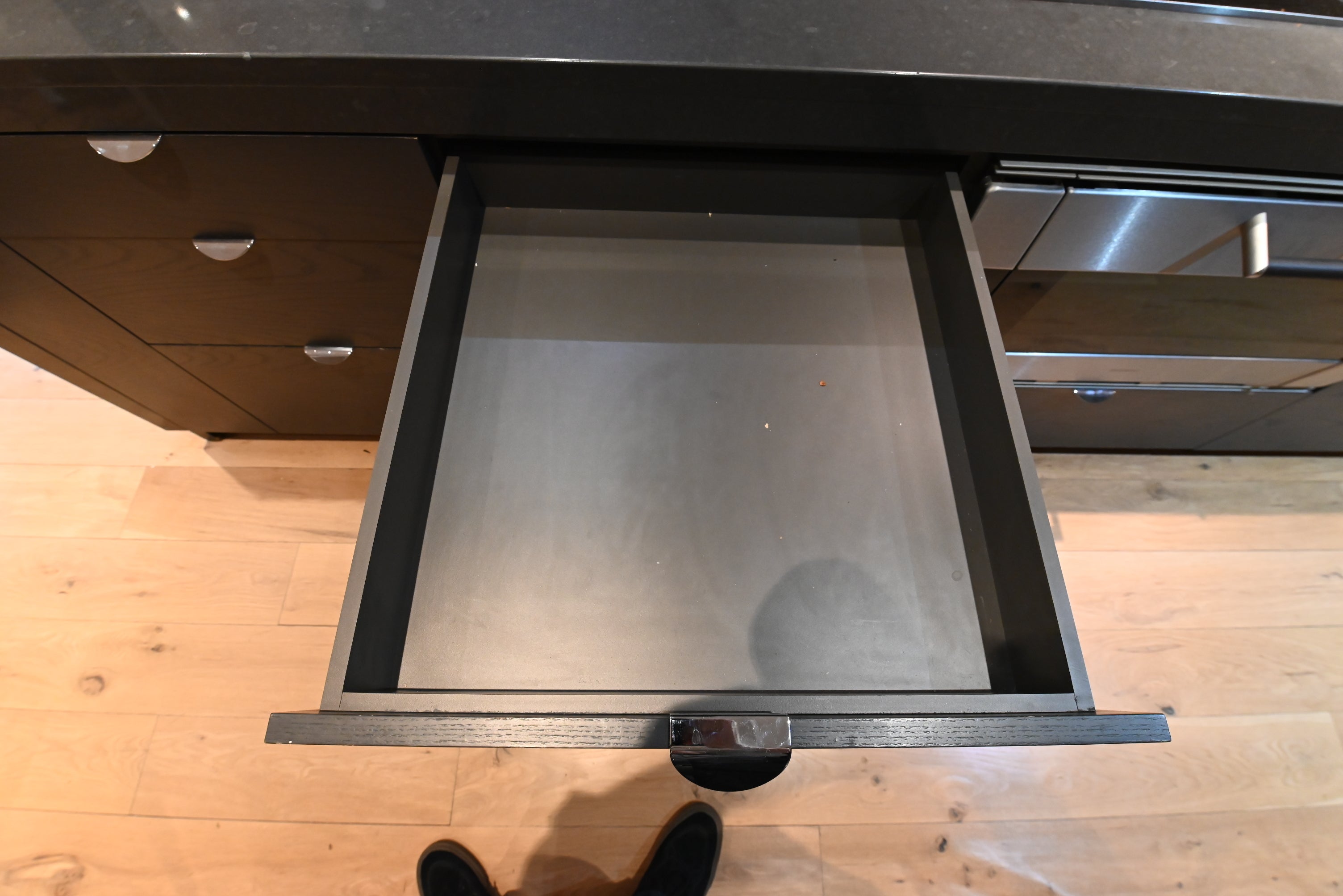 "The Stryker" Industrial Modern Kitchen with Island & Gaggenau Appliances