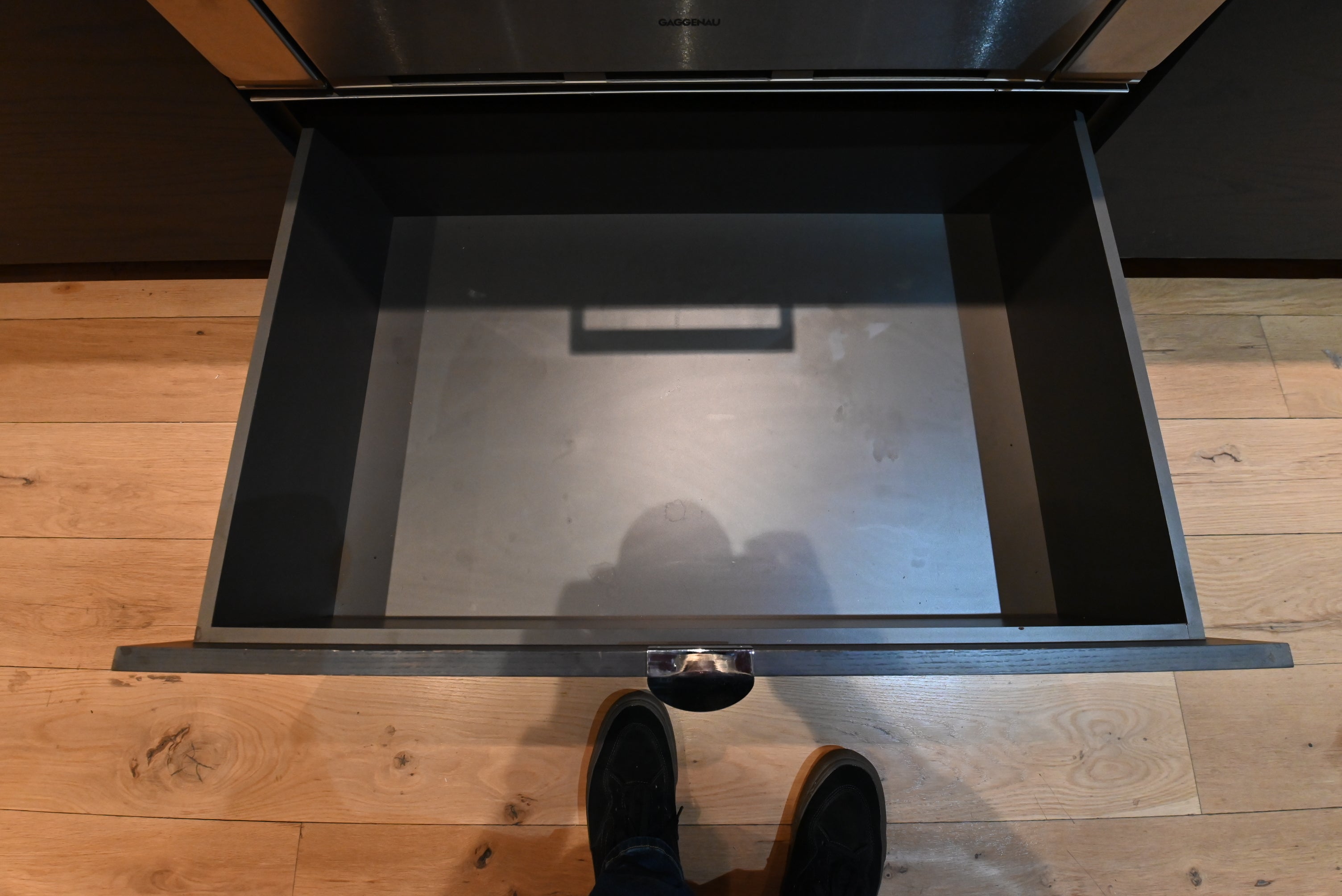 "The Stryker" Industrial Modern Kitchen with Island & Gaggenau Appliances