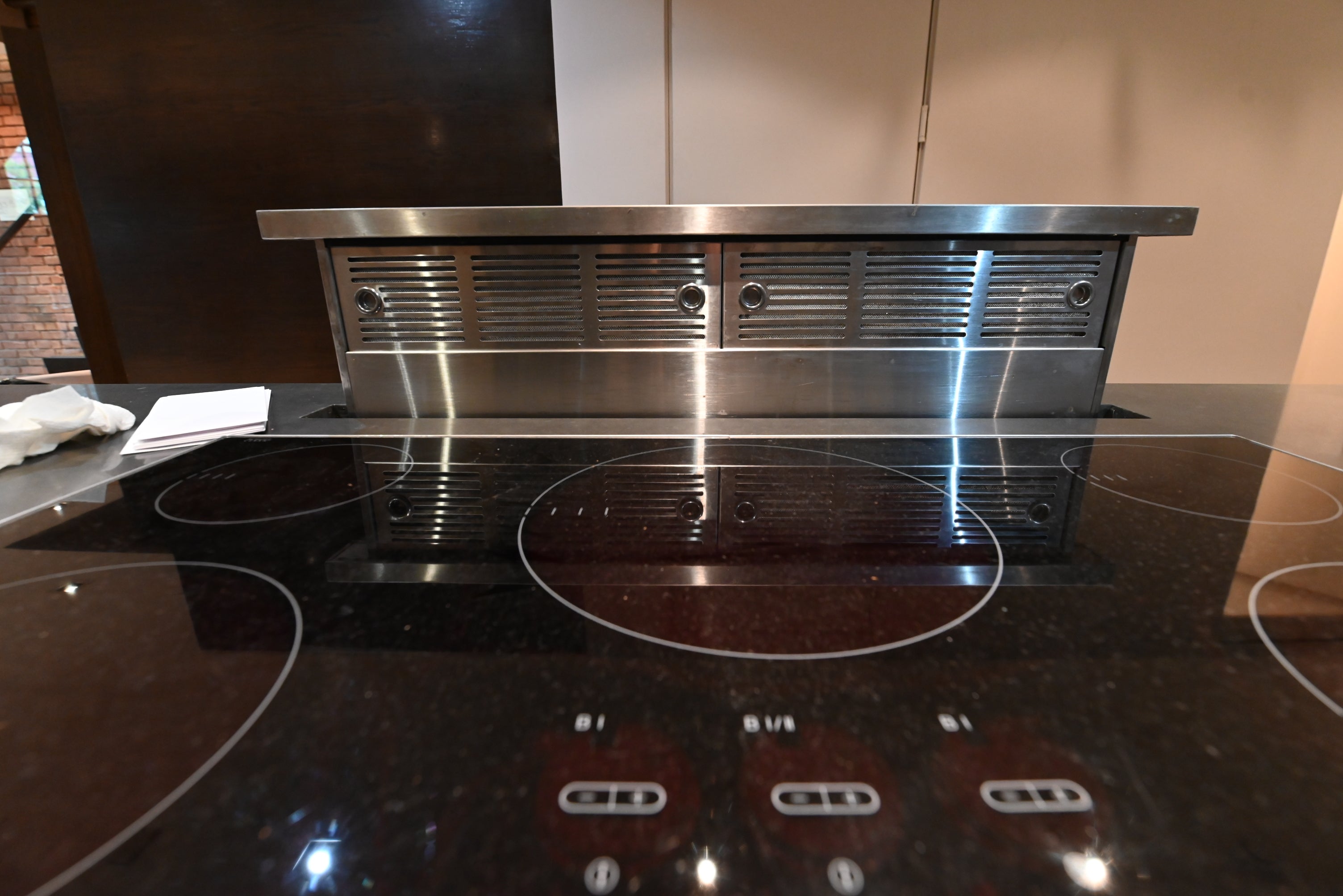 "The Stryker" Industrial Modern Kitchen with Island & Gaggenau Appliances