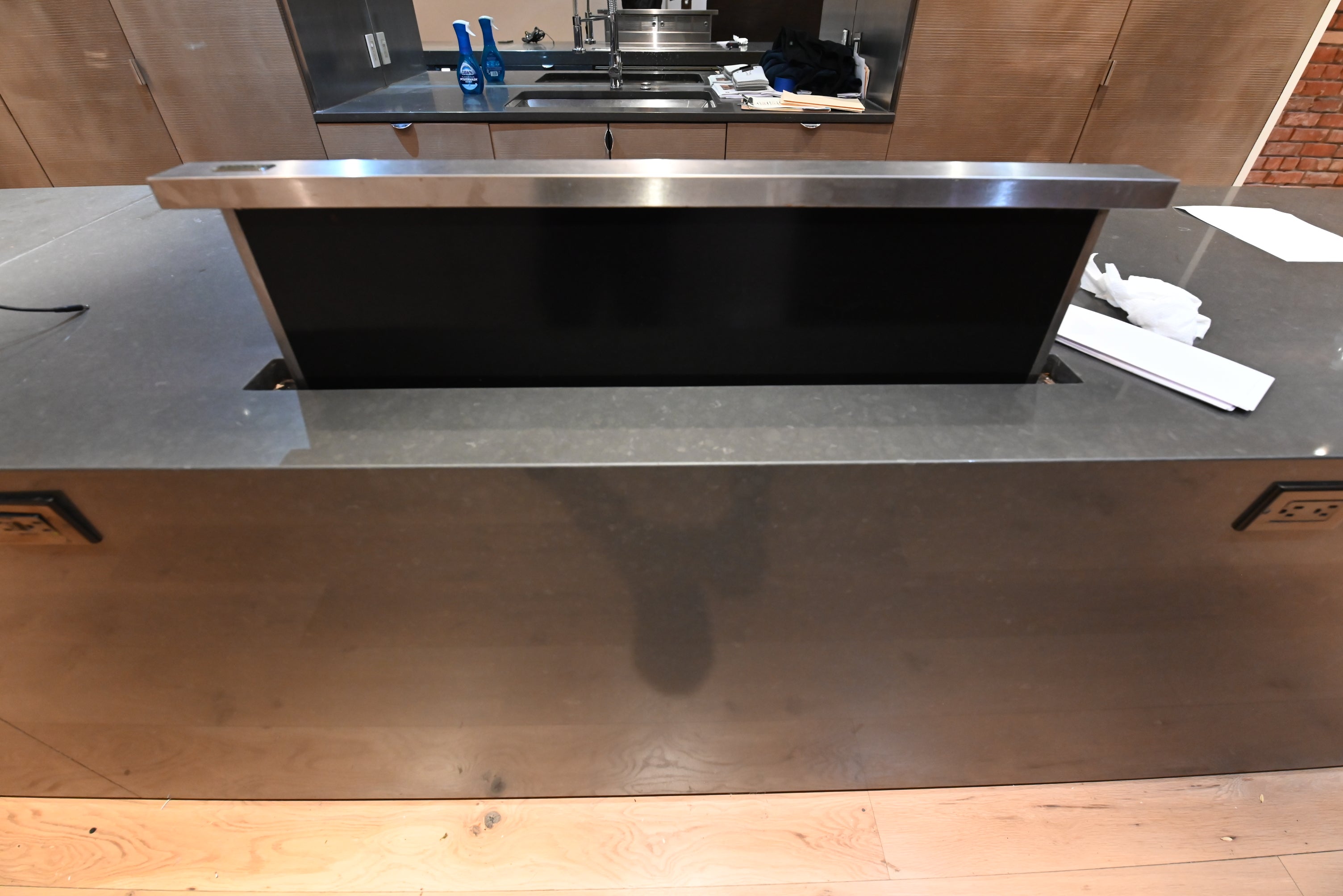 "The Stryker" Industrial Modern Kitchen with Island & Gaggenau Appliances