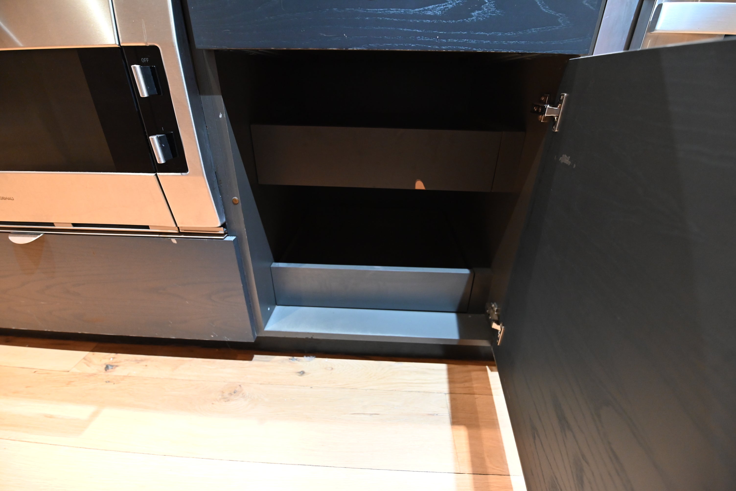 "The Stryker" Industrial Modern Kitchen with Island & Gaggenau Appliances