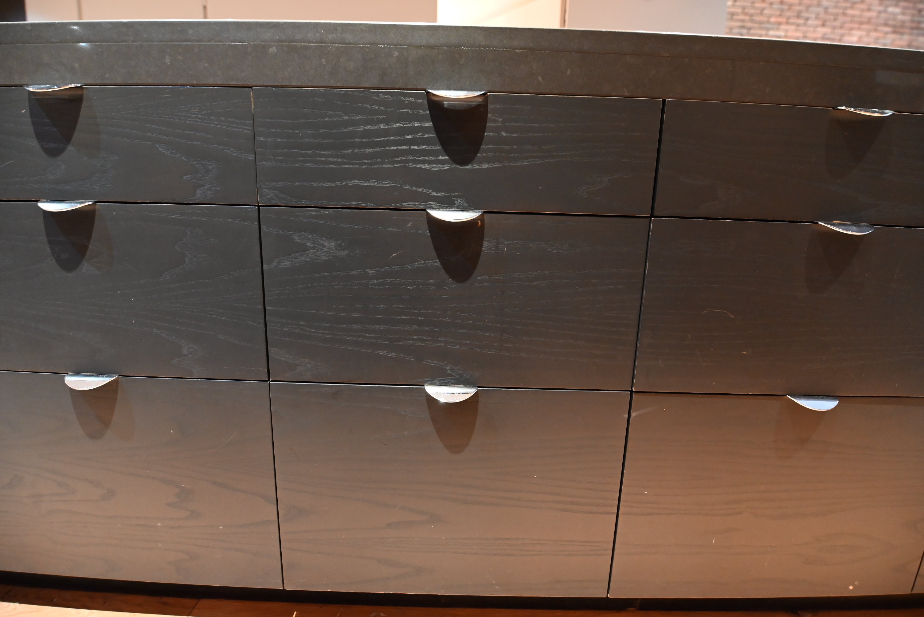"The Stryker" Industrial Modern Kitchen with Island & Gaggenau Appliances