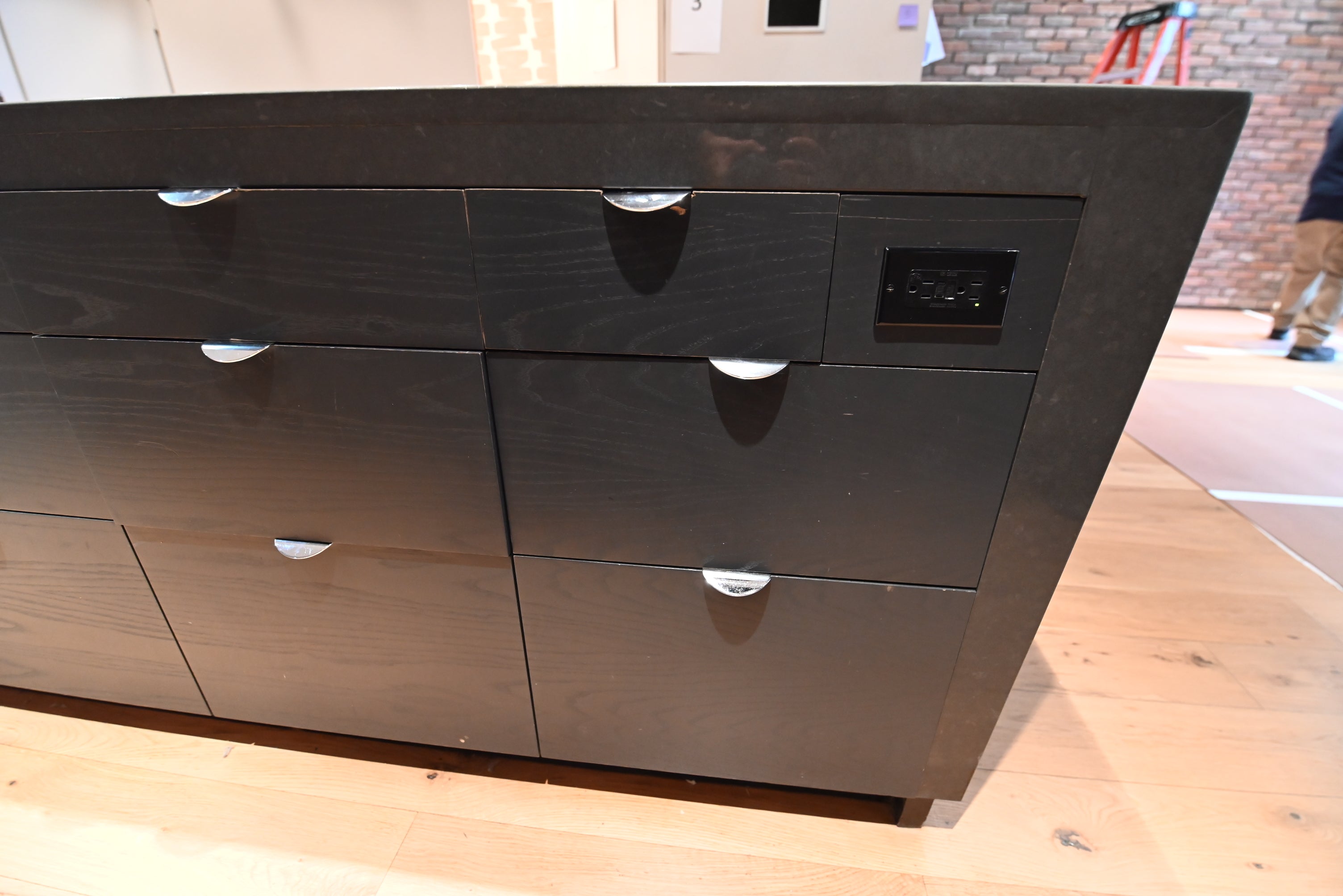 "The Stryker" Industrial Modern Kitchen with Island & Gaggenau Appliances