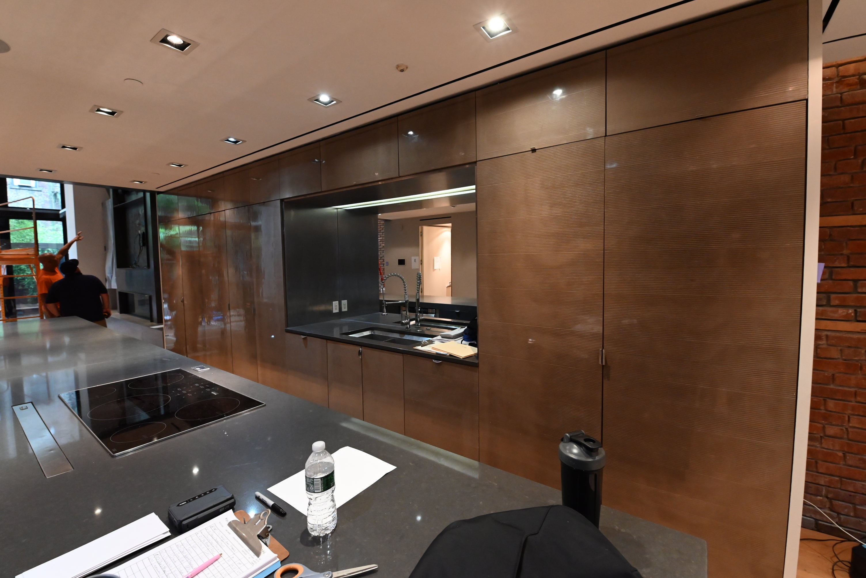 "The Stryker" Industrial Modern Kitchen with Island & Gaggenau Appliances