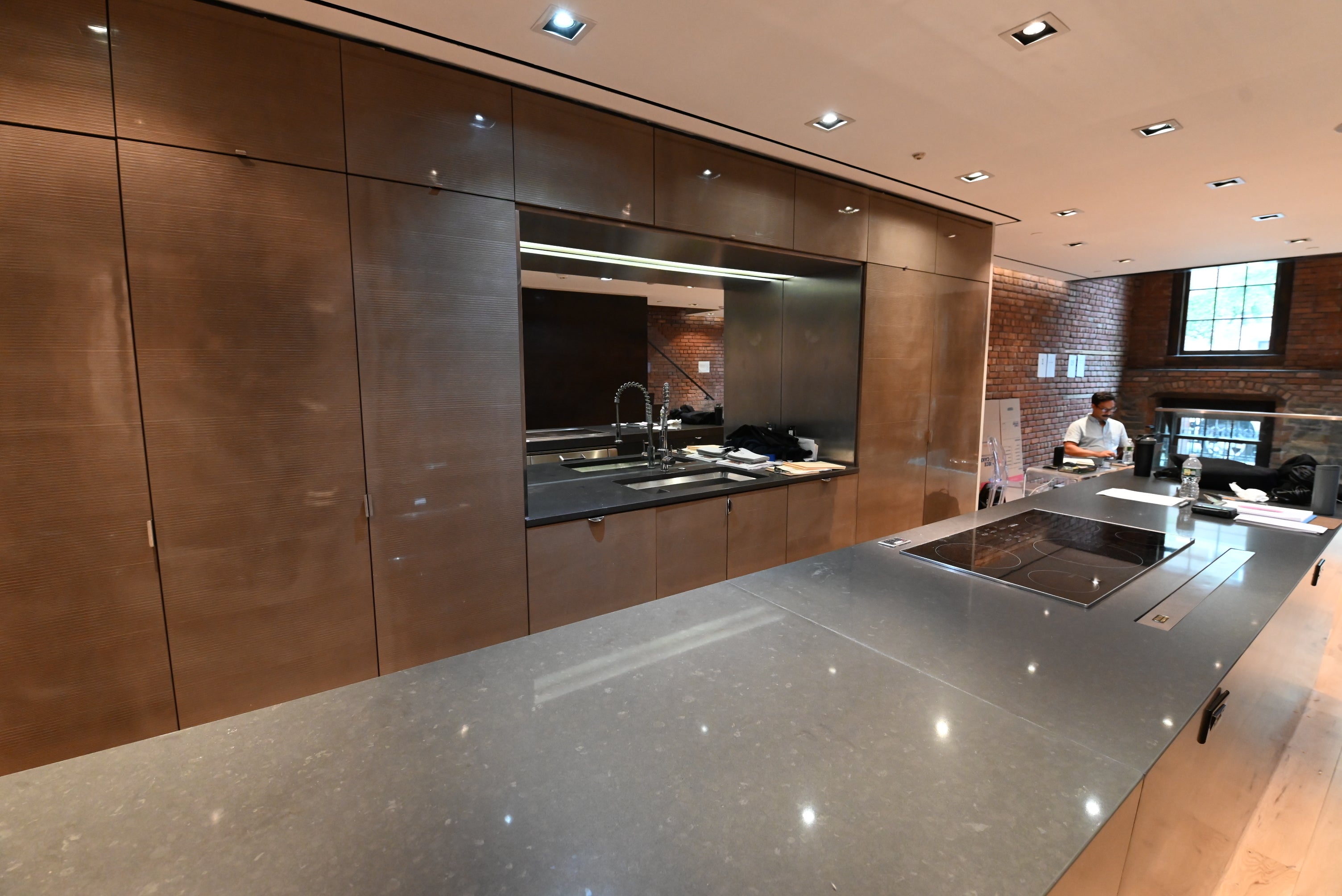 "The Stryker" Industrial Modern Kitchen with Island & Gaggenau Appliances