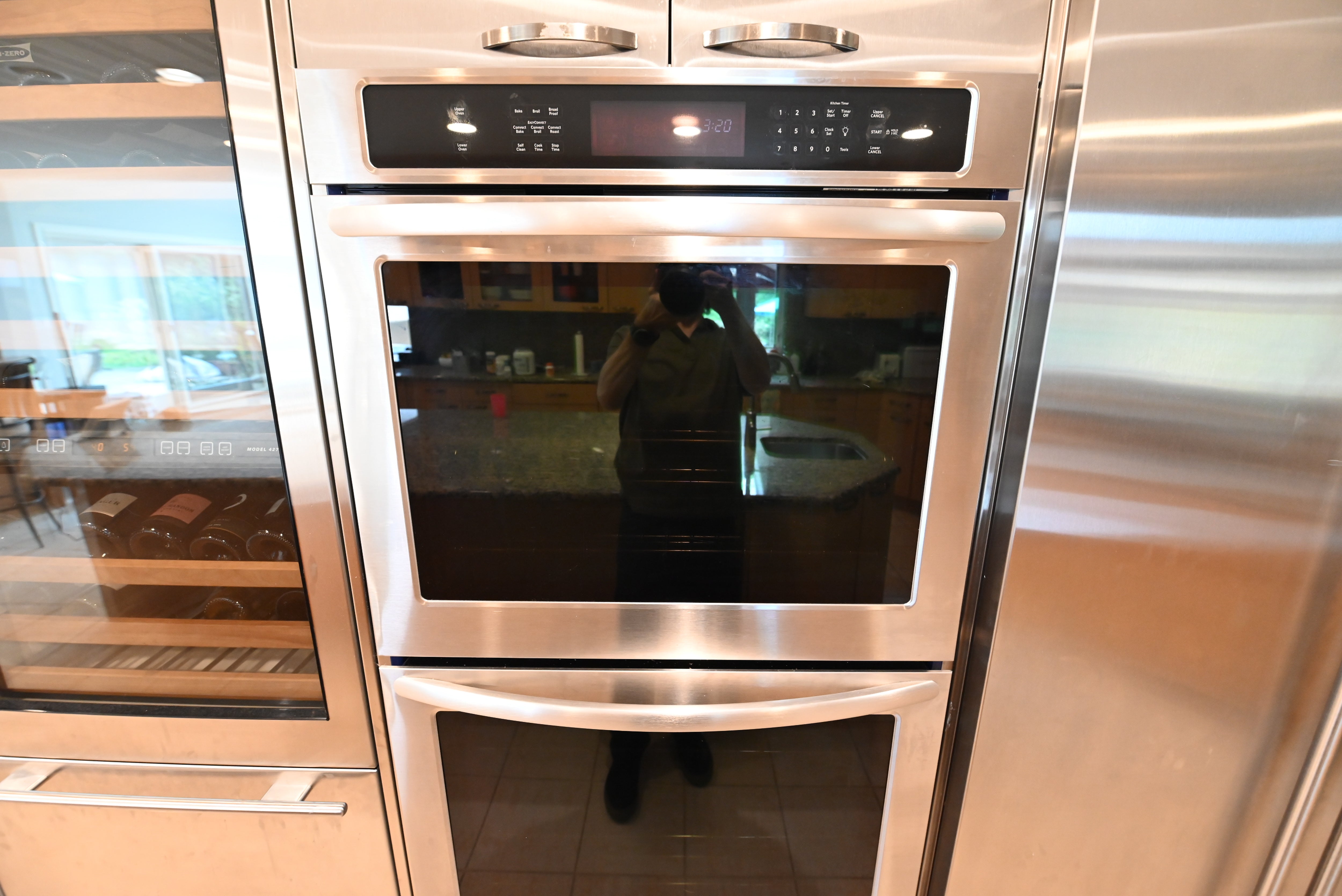 "The Copenhagen" Modern Light Oak Kitchen with Island & 48" Sub-Zero Refrigerator