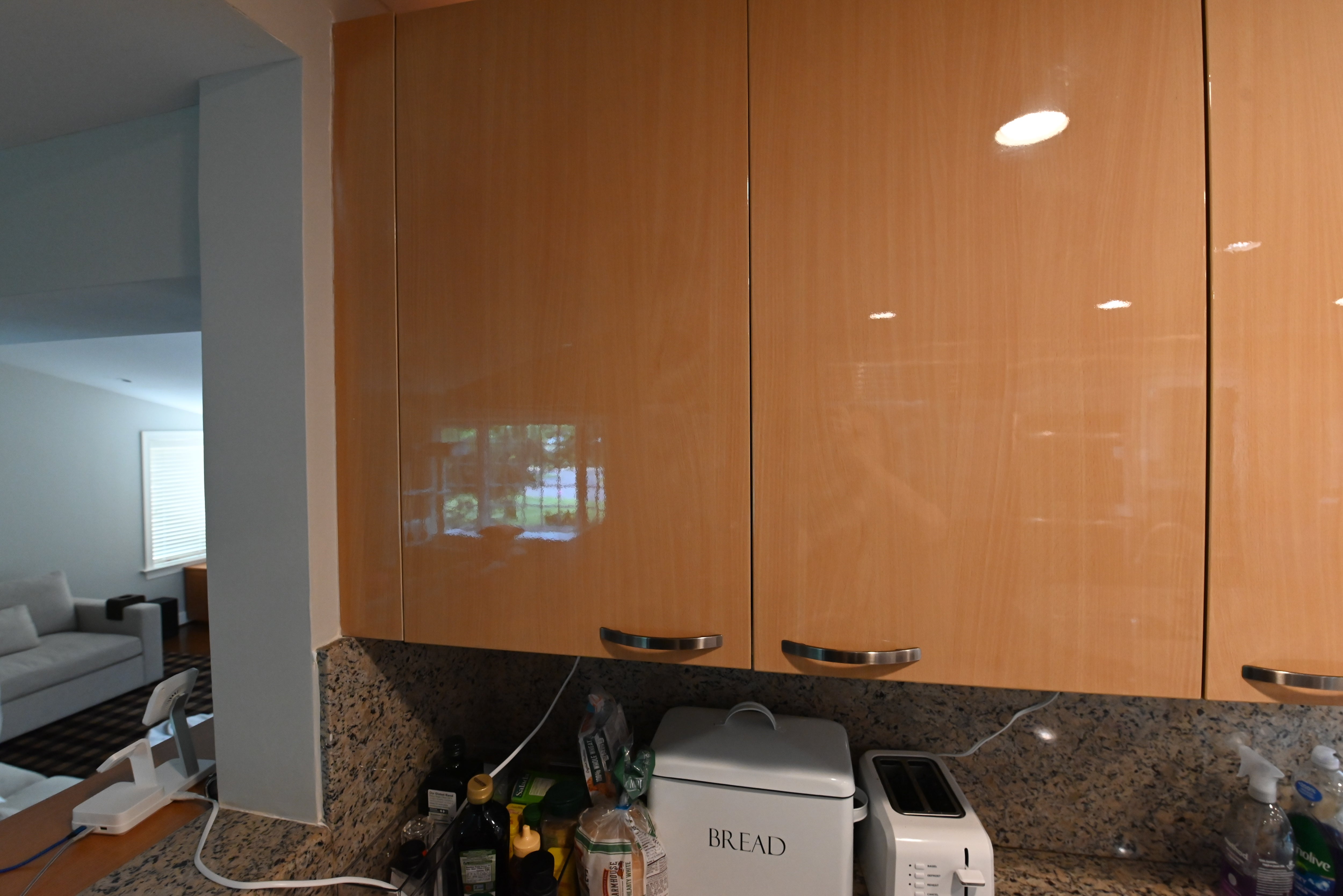 "The Copenhagen" Modern Light Oak Kitchen with Island & 48" Sub-Zero Refrigerator