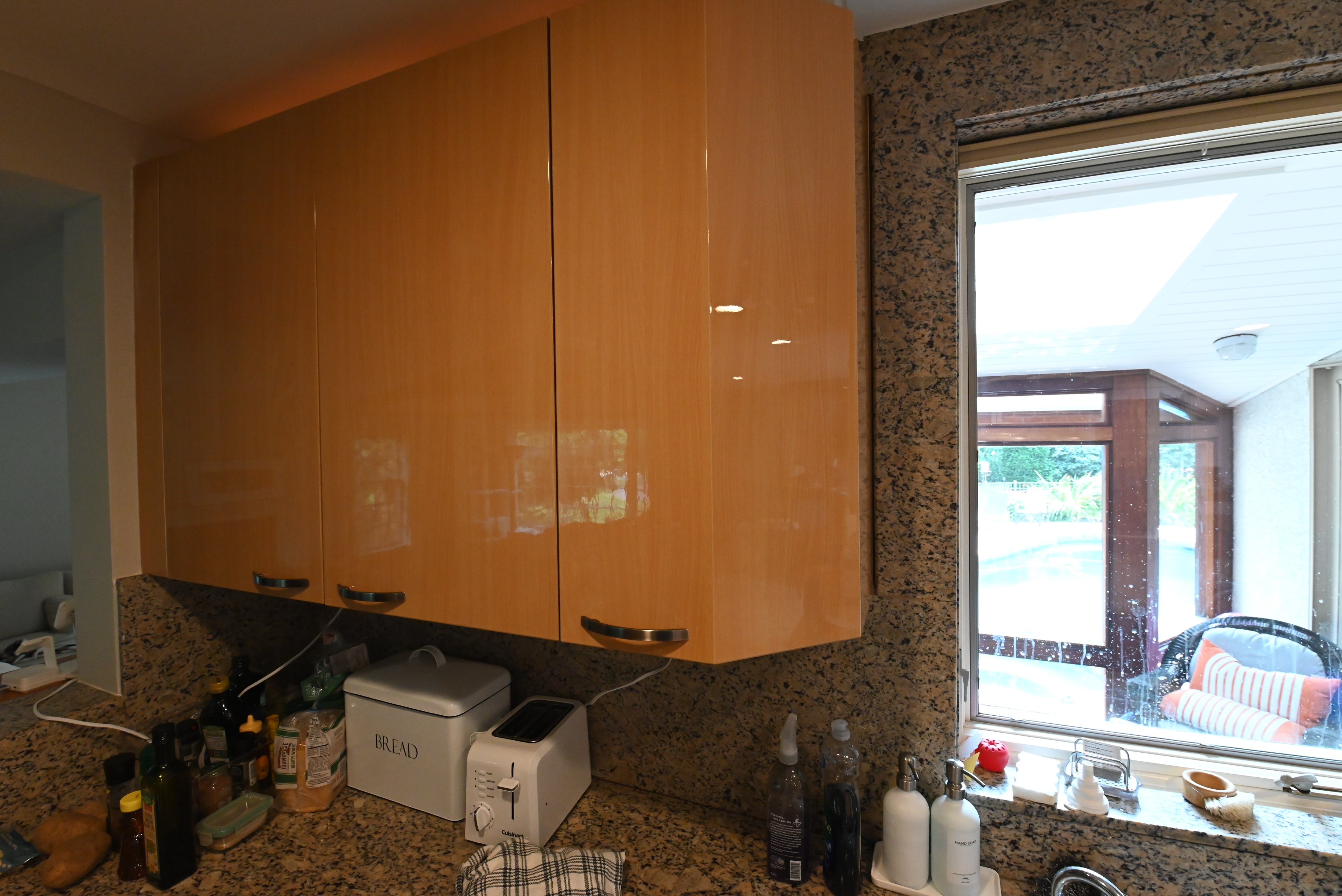 "The Copenhagen" Modern Light Oak Kitchen with Island & 48" Sub-Zero Refrigerator