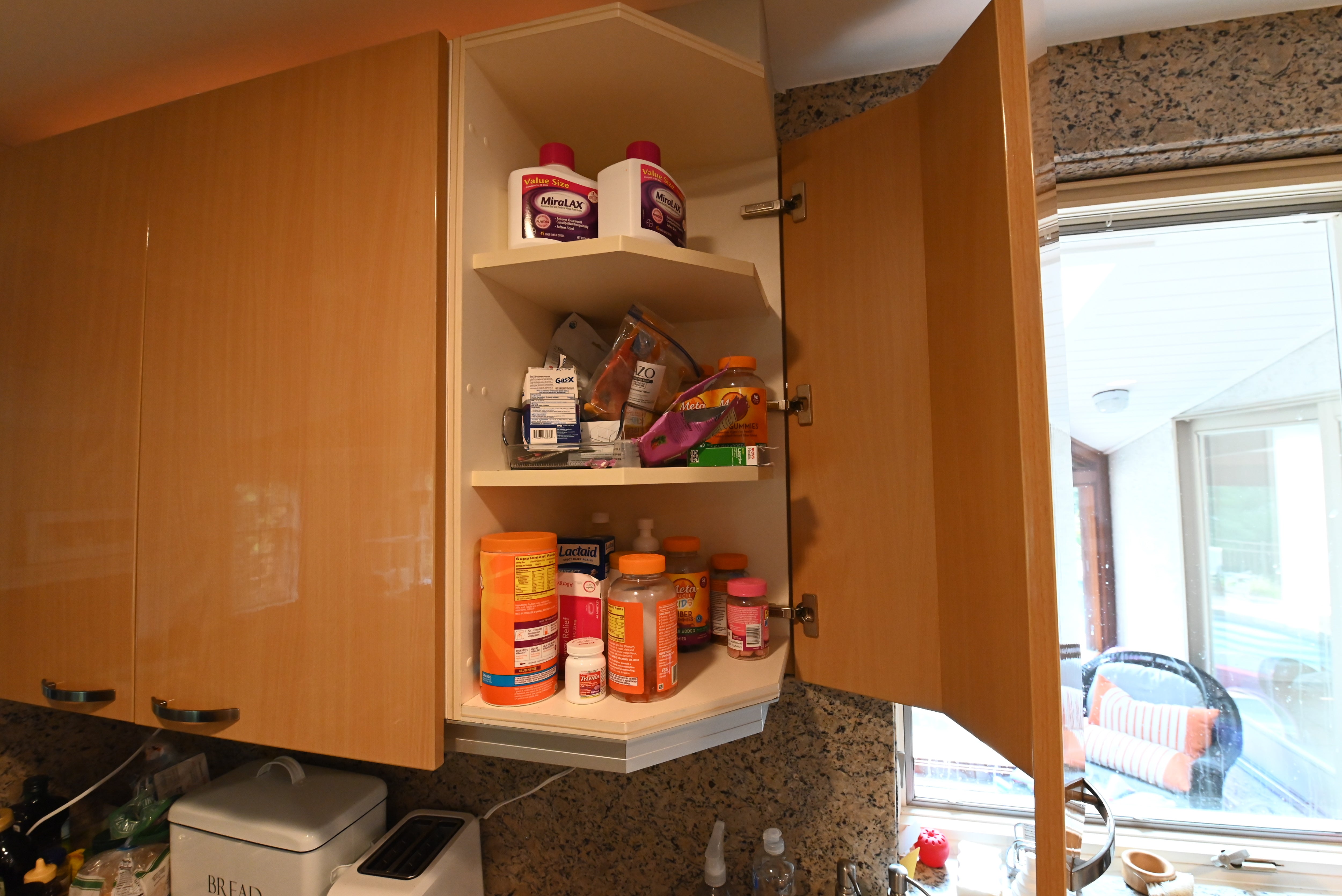"The Copenhagen" Modern Light Oak Kitchen with Island & 48" Sub-Zero Refrigerator