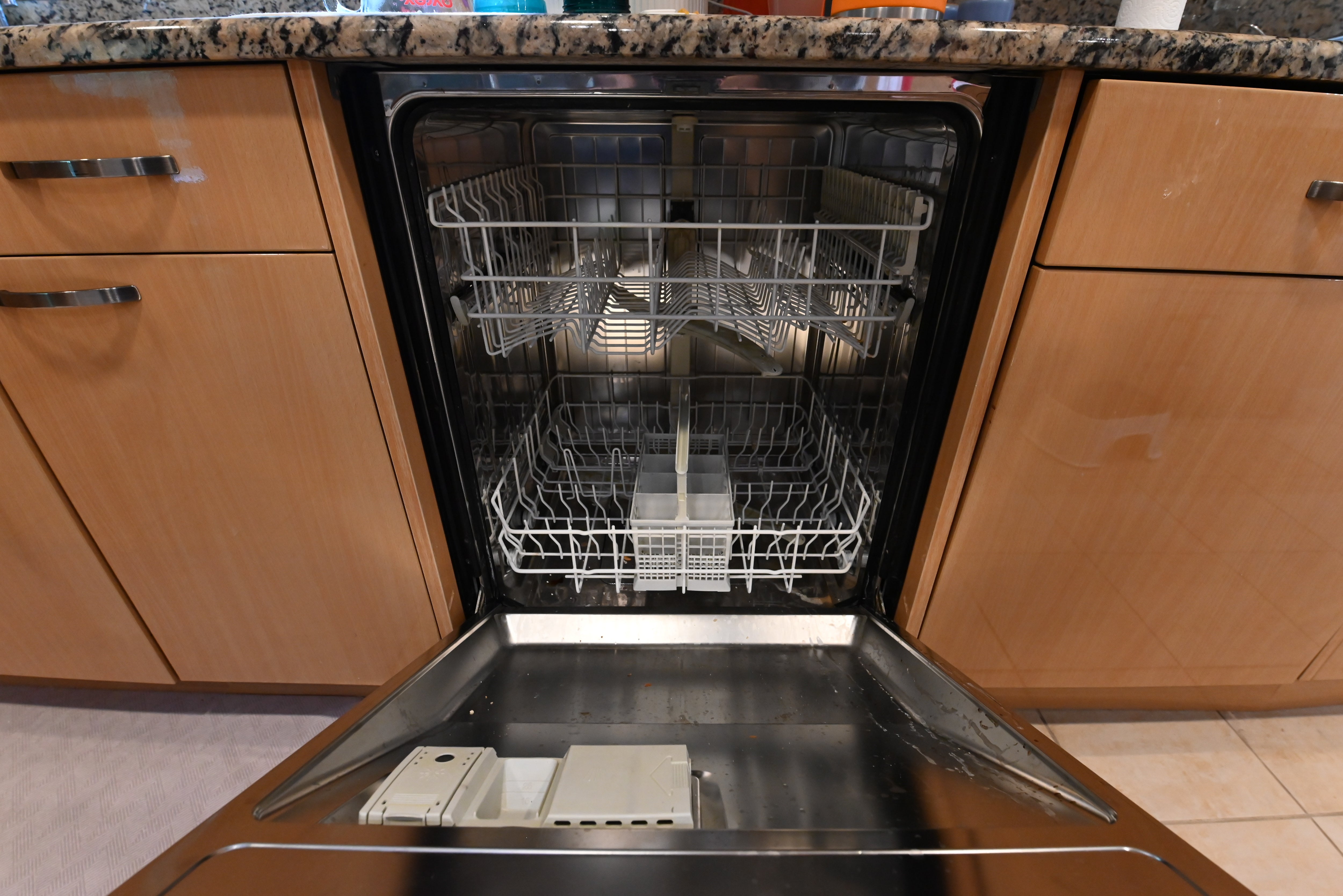 "The Copenhagen" Modern Light Oak Kitchen with Island & 48" Sub-Zero Refrigerator