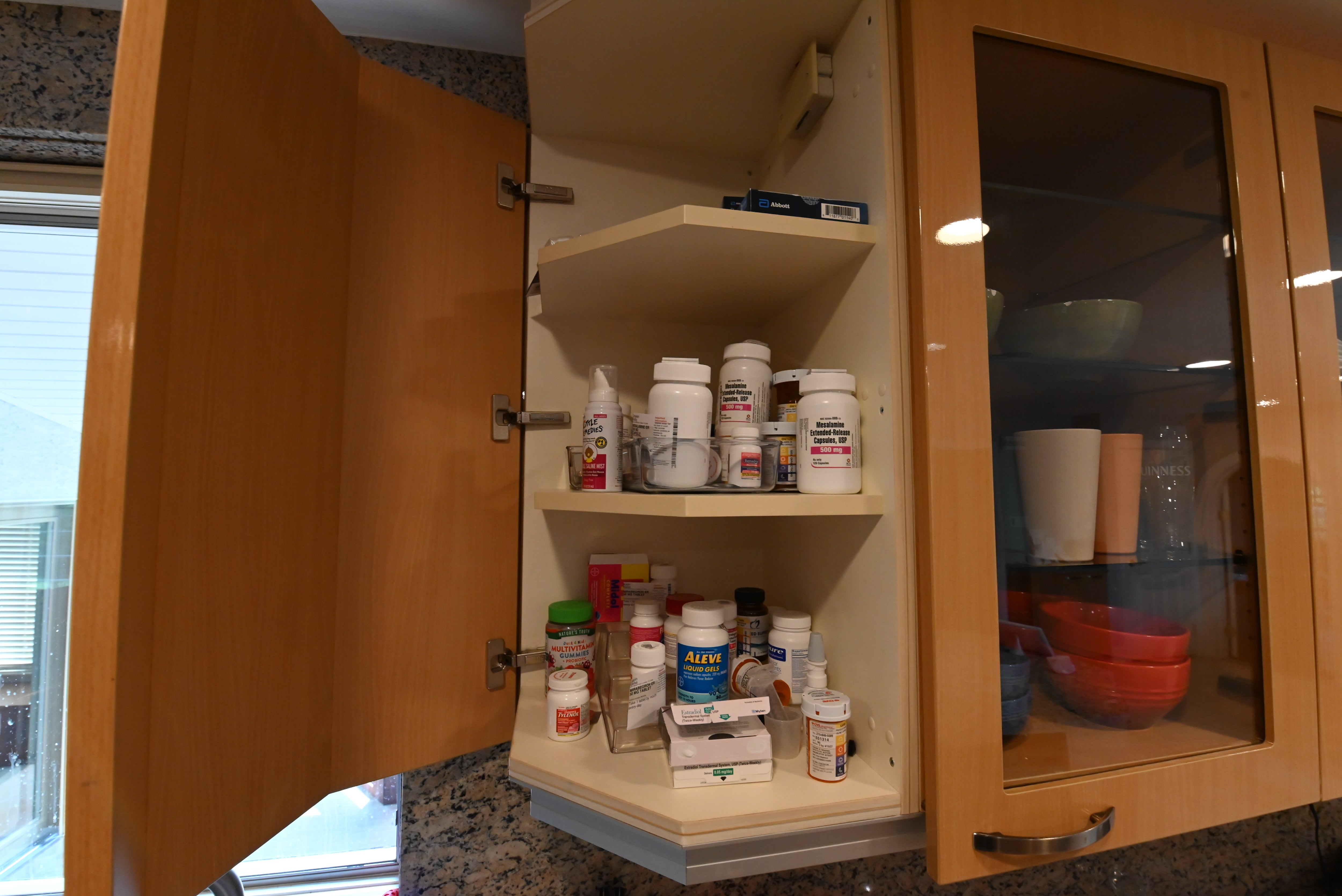 "The Copenhagen" Modern Light Oak Kitchen with Island & 48" Sub-Zero Refrigerator