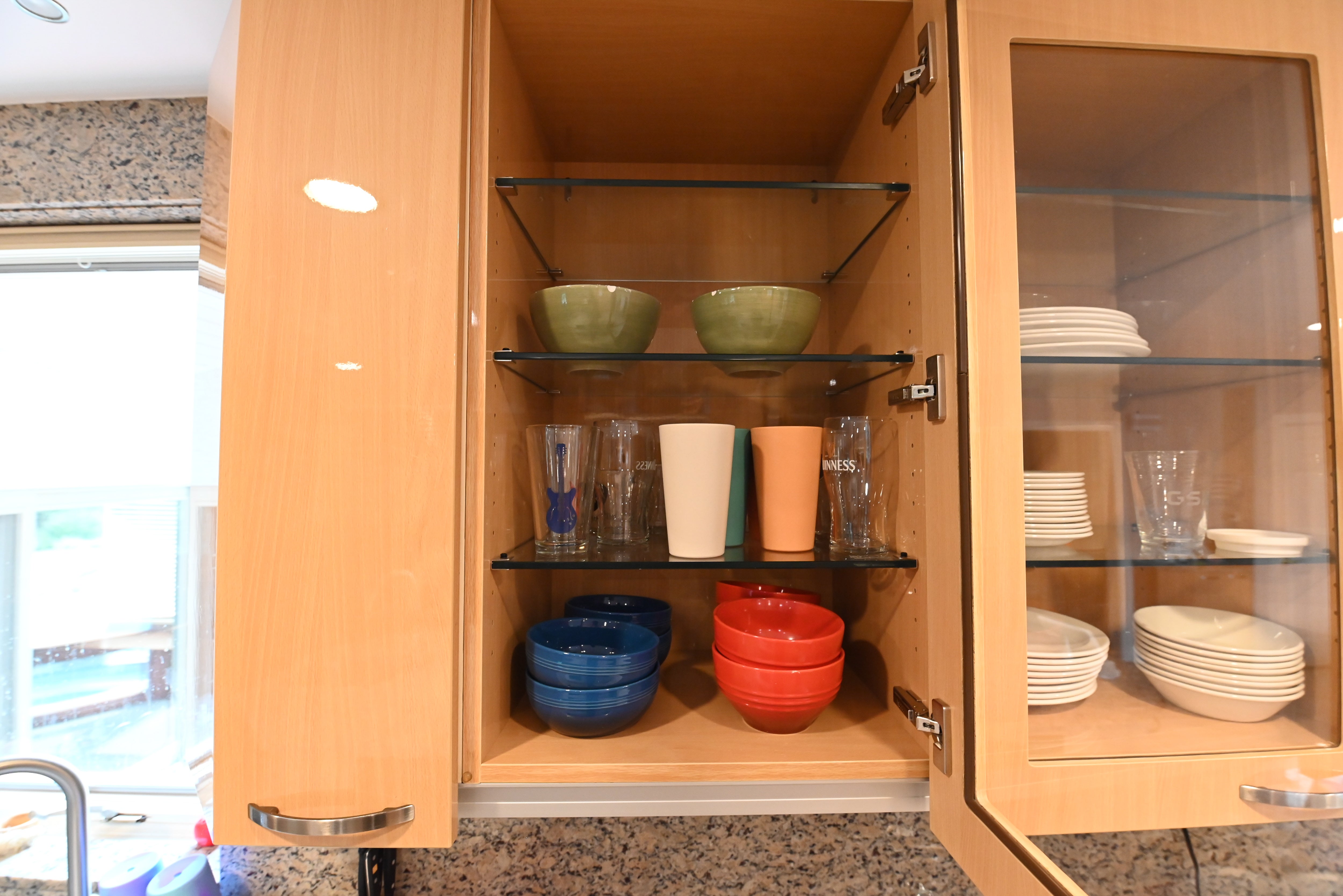 "The Copenhagen" Modern Light Oak Kitchen with Island & 48" Sub-Zero Refrigerator