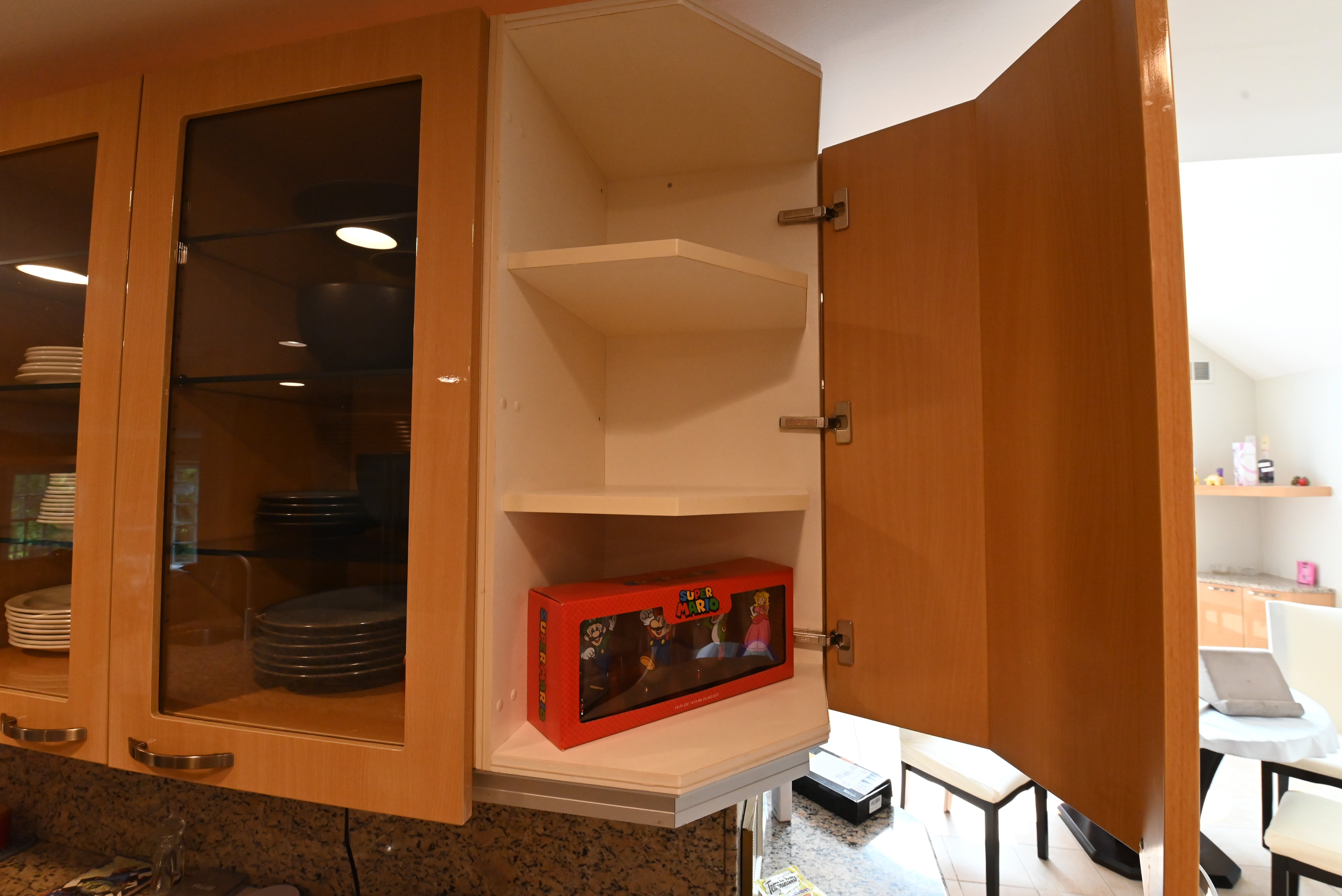 "The Copenhagen" Modern Light Oak Kitchen with Island & 48" Sub-Zero Refrigerator