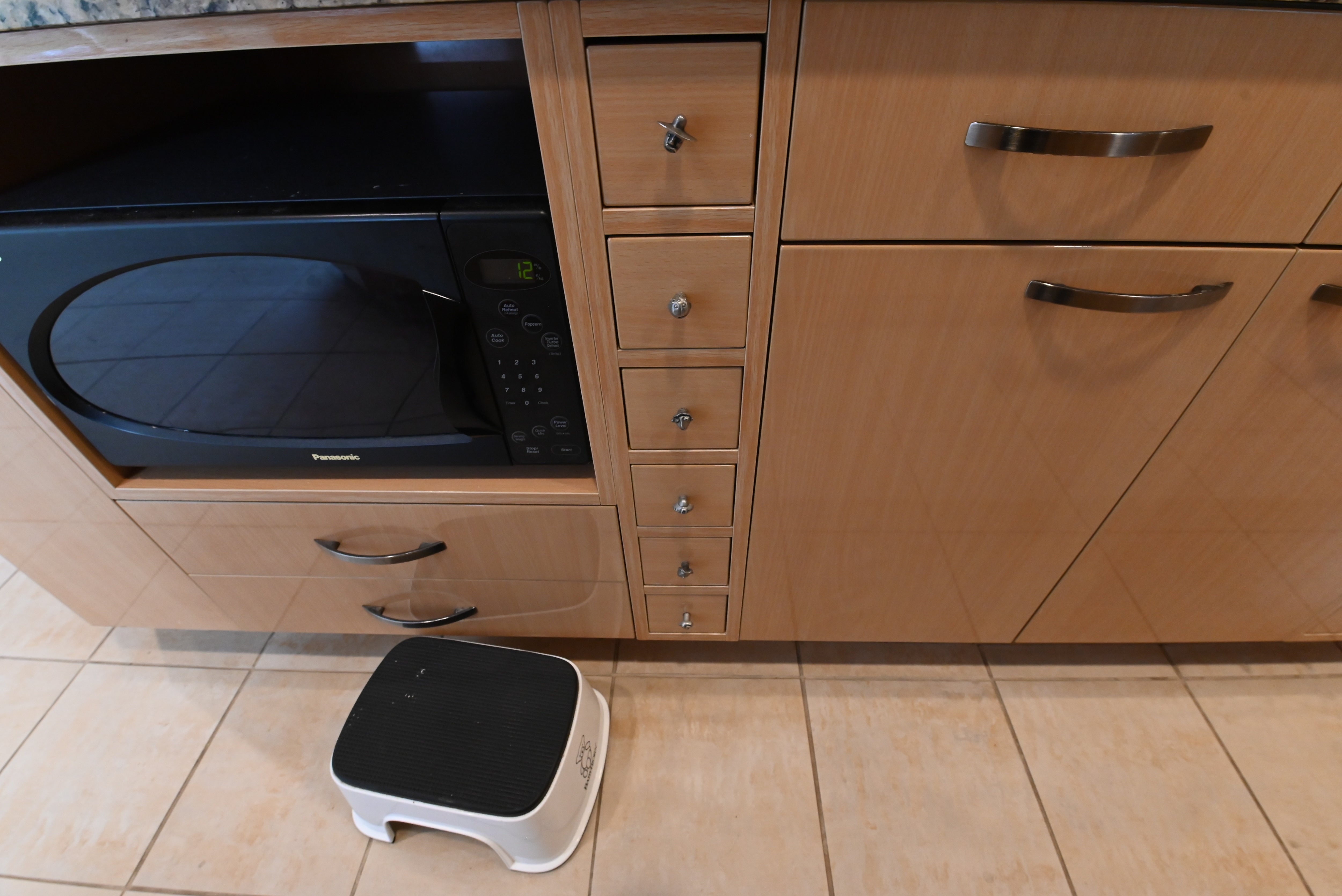 "The Copenhagen" Modern Light Oak Kitchen with Island & 48" Sub-Zero Refrigerator