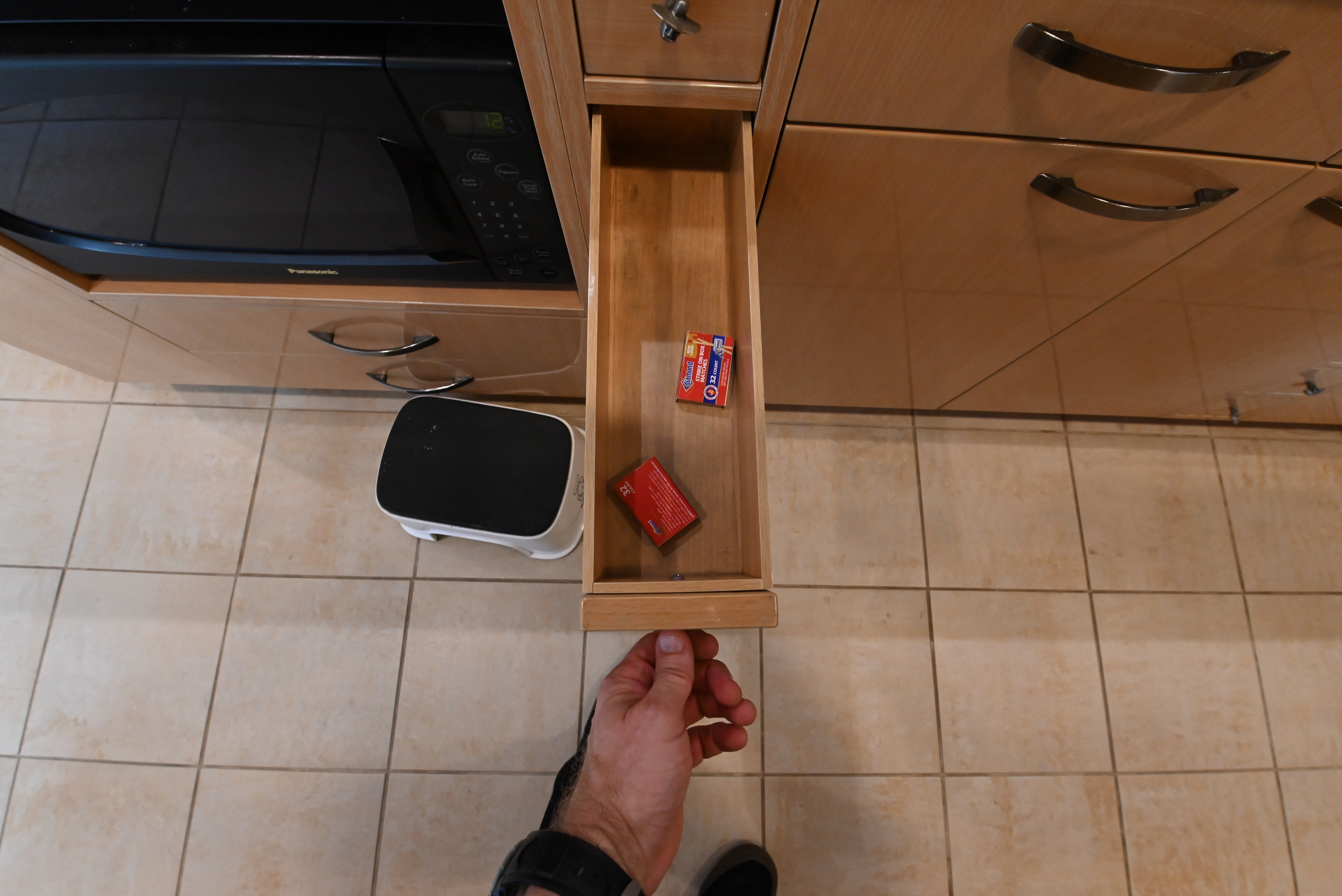 "The Copenhagen" Modern Light Oak Kitchen with Island & 48" Sub-Zero Refrigerator