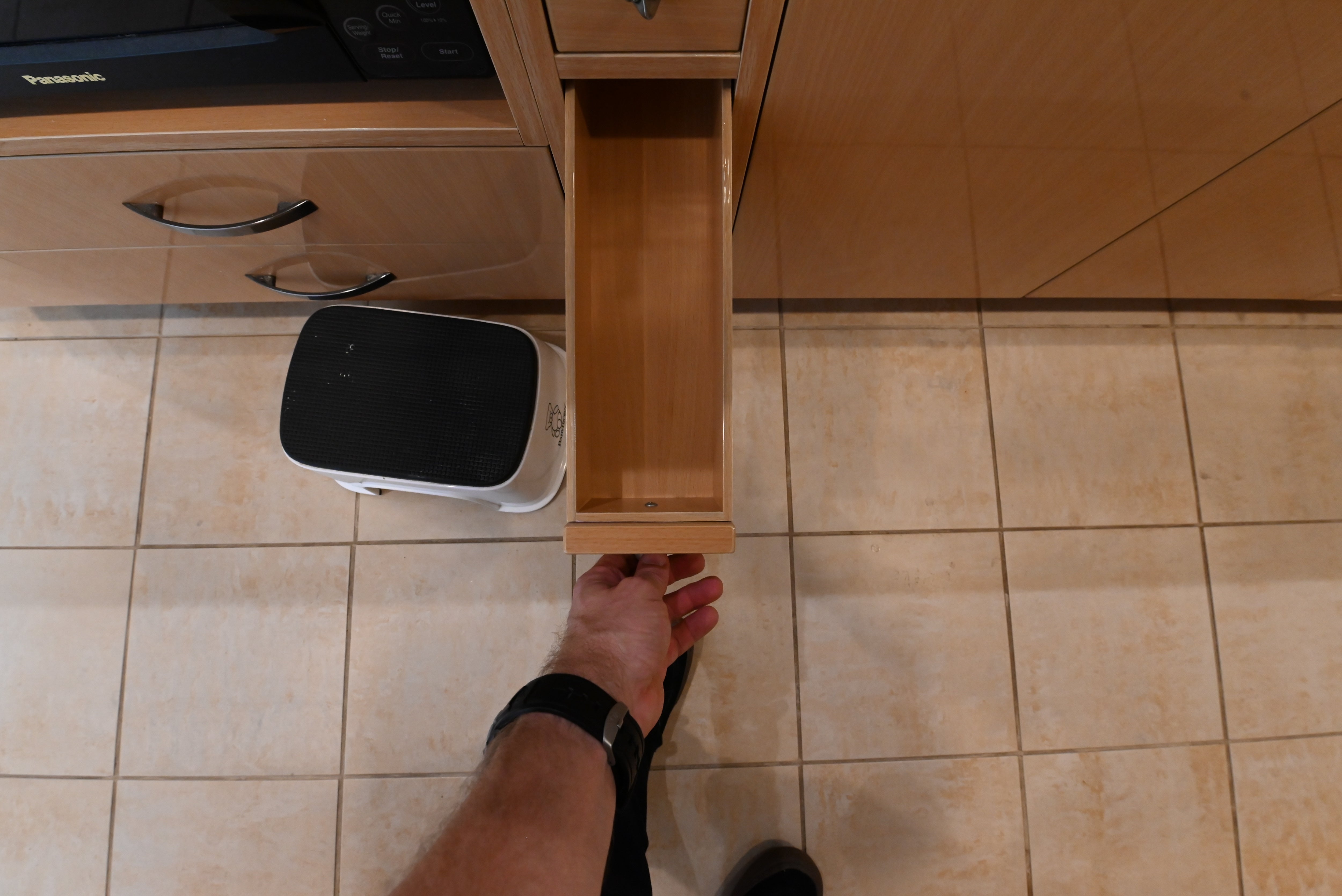 "The Copenhagen" Modern Light Oak Kitchen with Island & 48" Sub-Zero Refrigerator