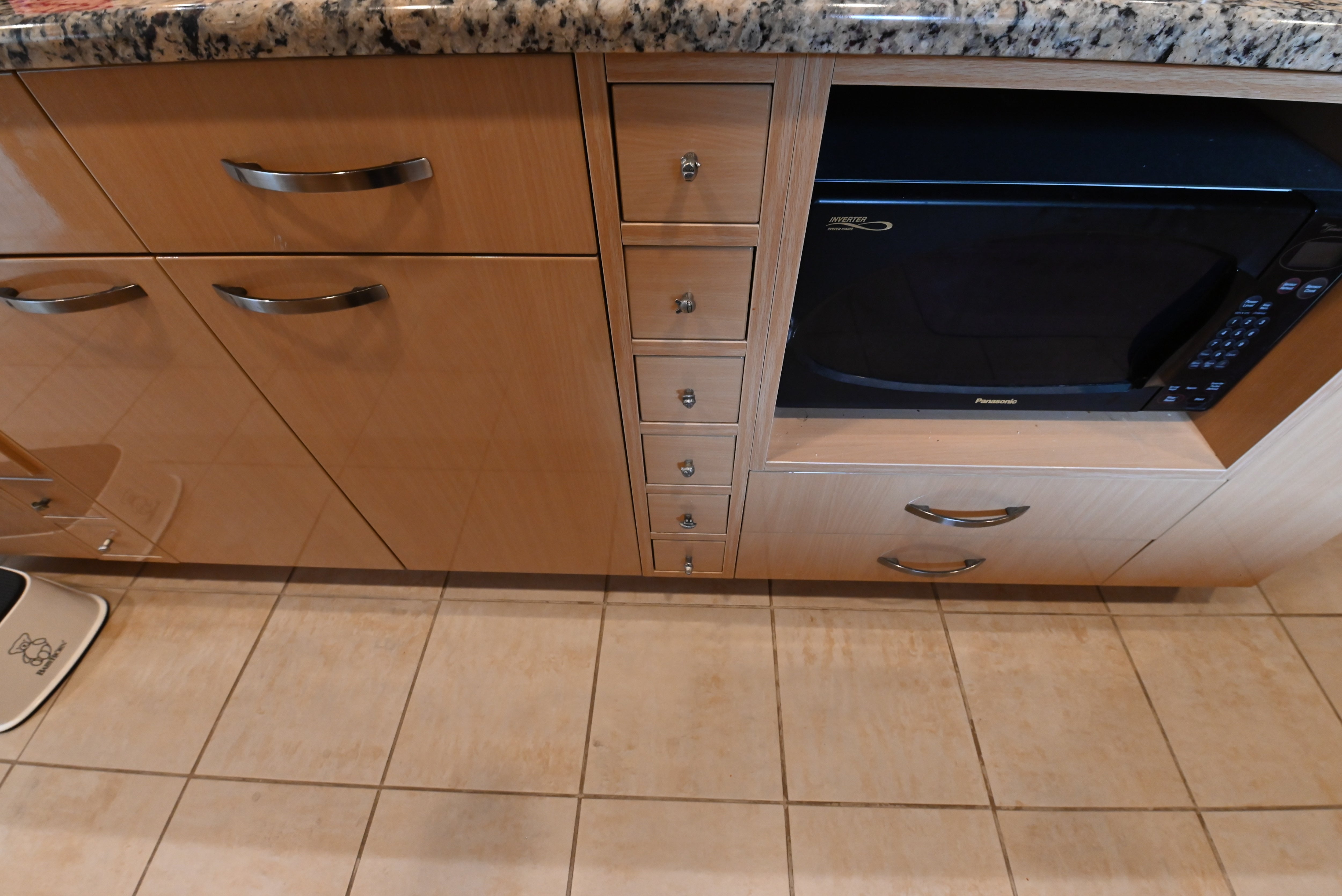 "The Copenhagen" Modern Light Oak Kitchen with Island & 48" Sub-Zero Refrigerator