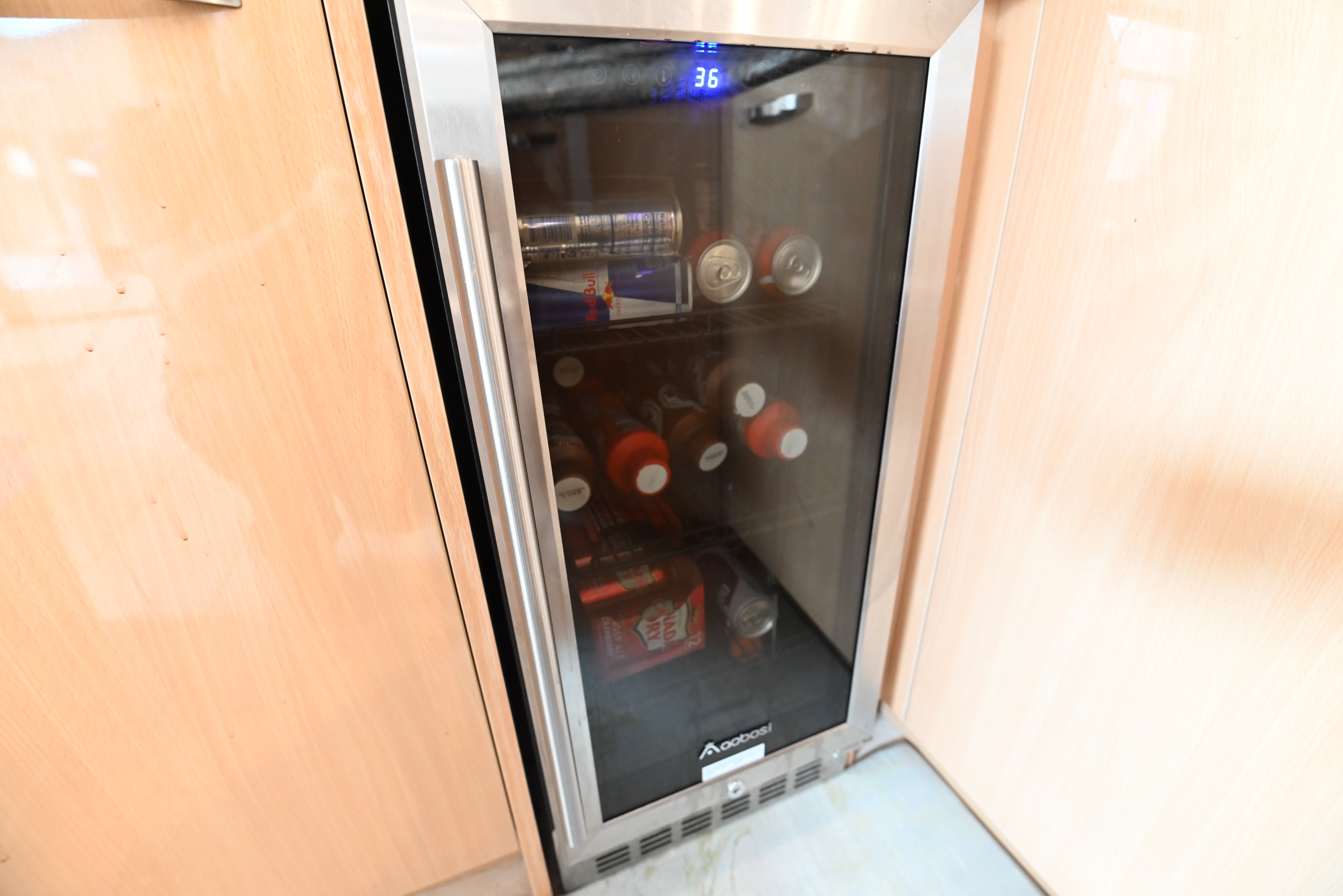 "The Copenhagen" Modern Built-In Wet Bar