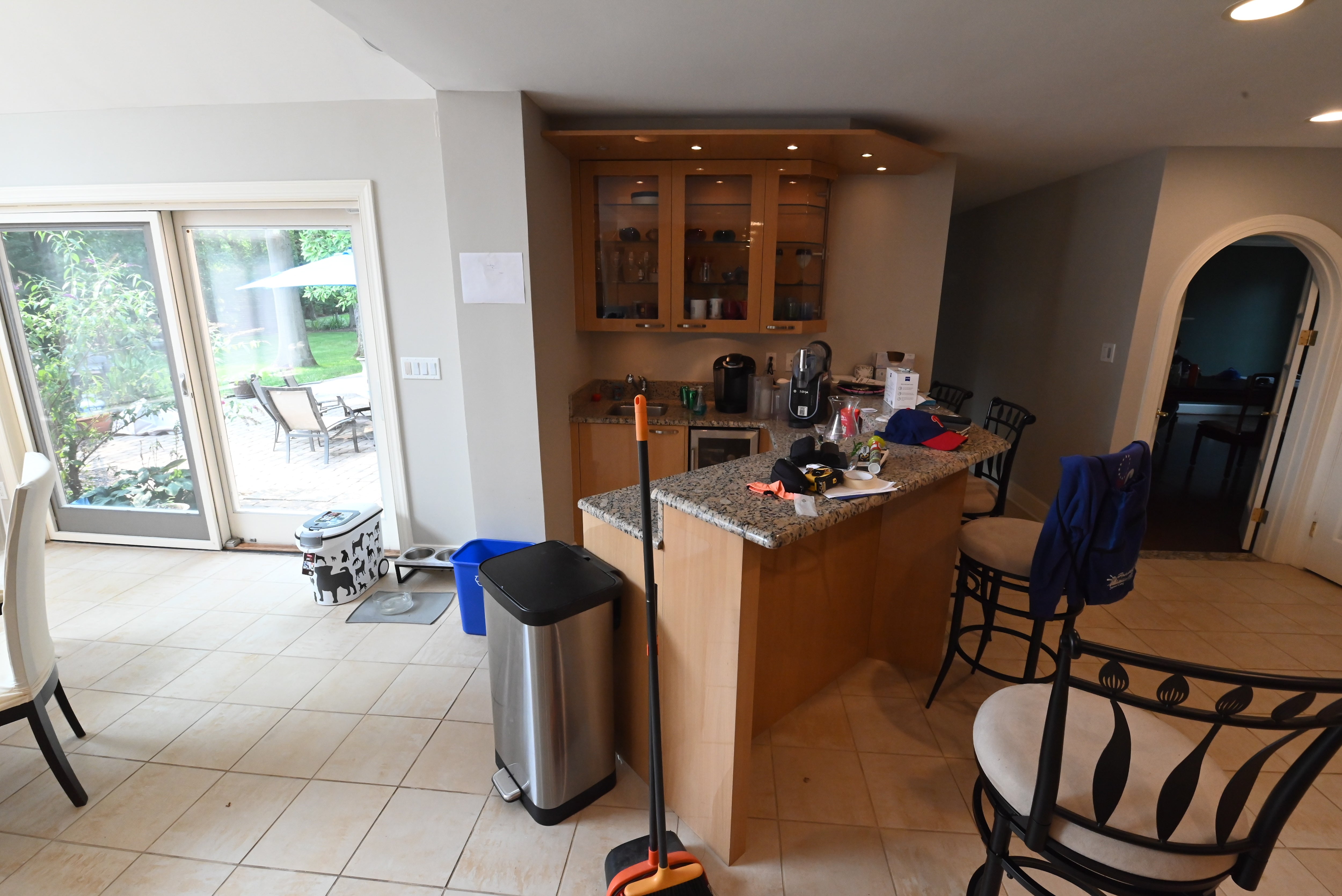 "The Copenhagen" Modern Built-In Wet Bar
