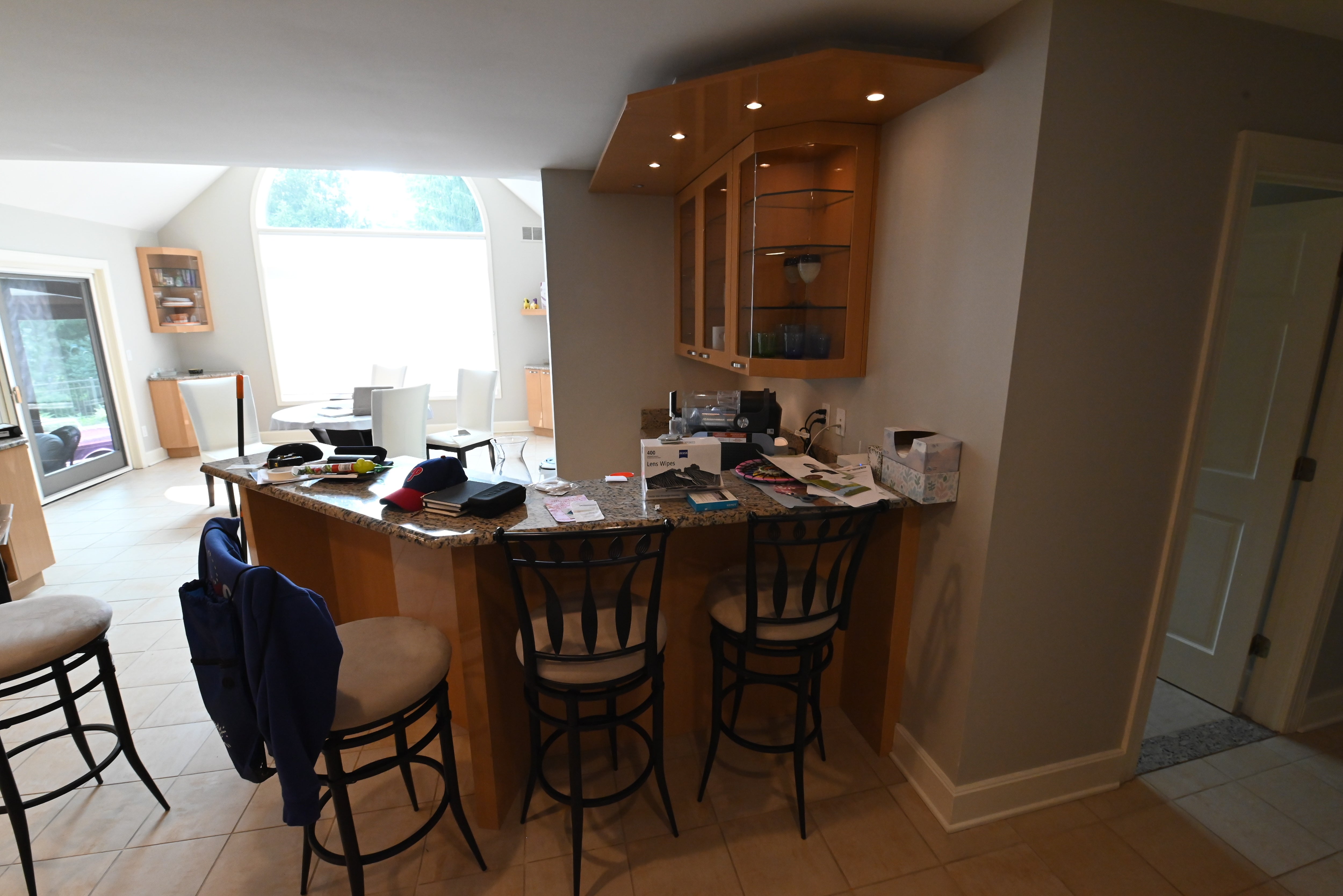 "The Copenhagen" Modern Built-In Wet Bar