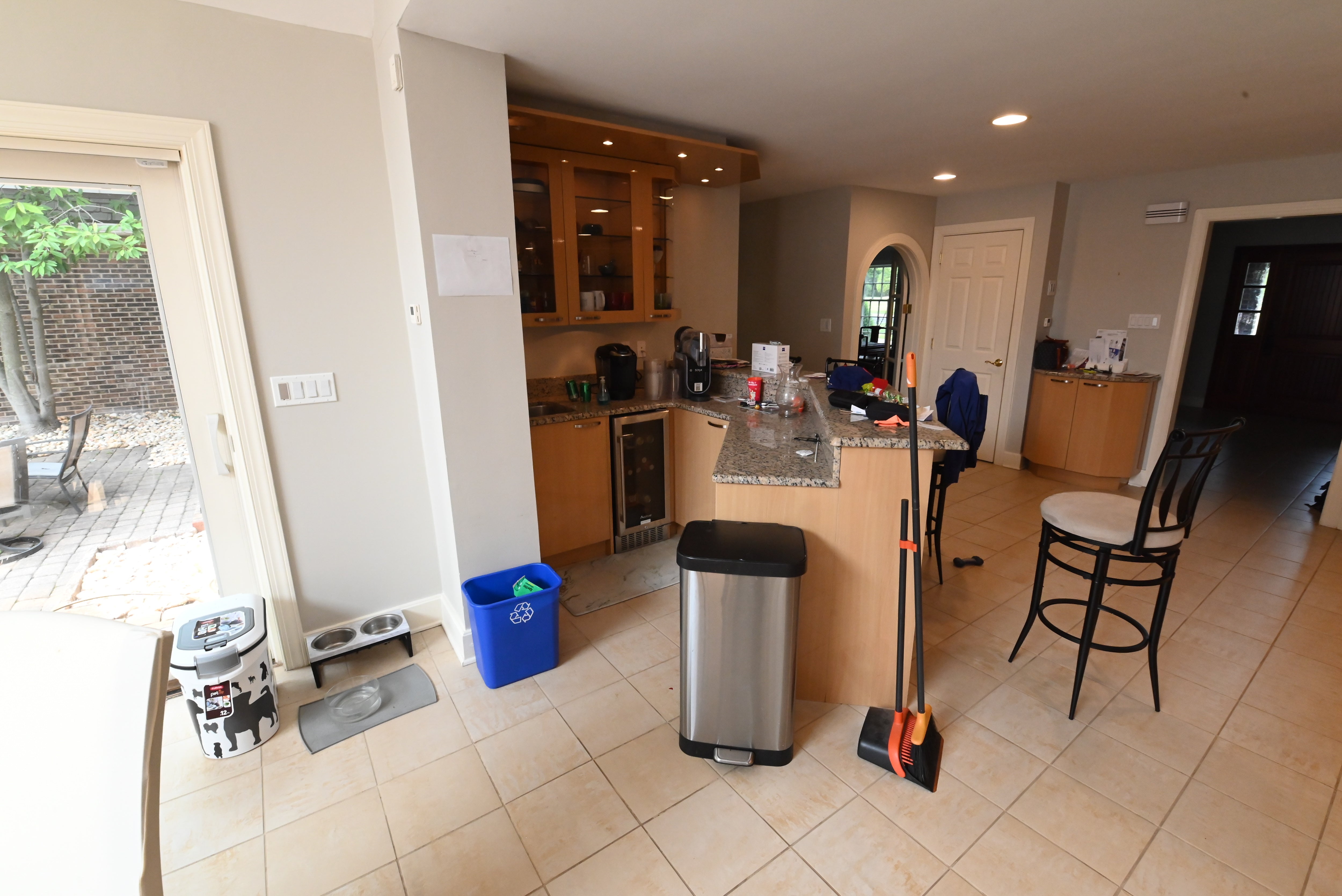 "The Copenhagen" Modern Built-In Wet Bar