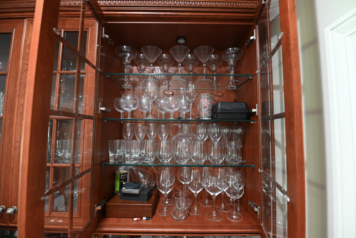 "The Arlington" Traditional Solid Cherry Wood Wet Bar
