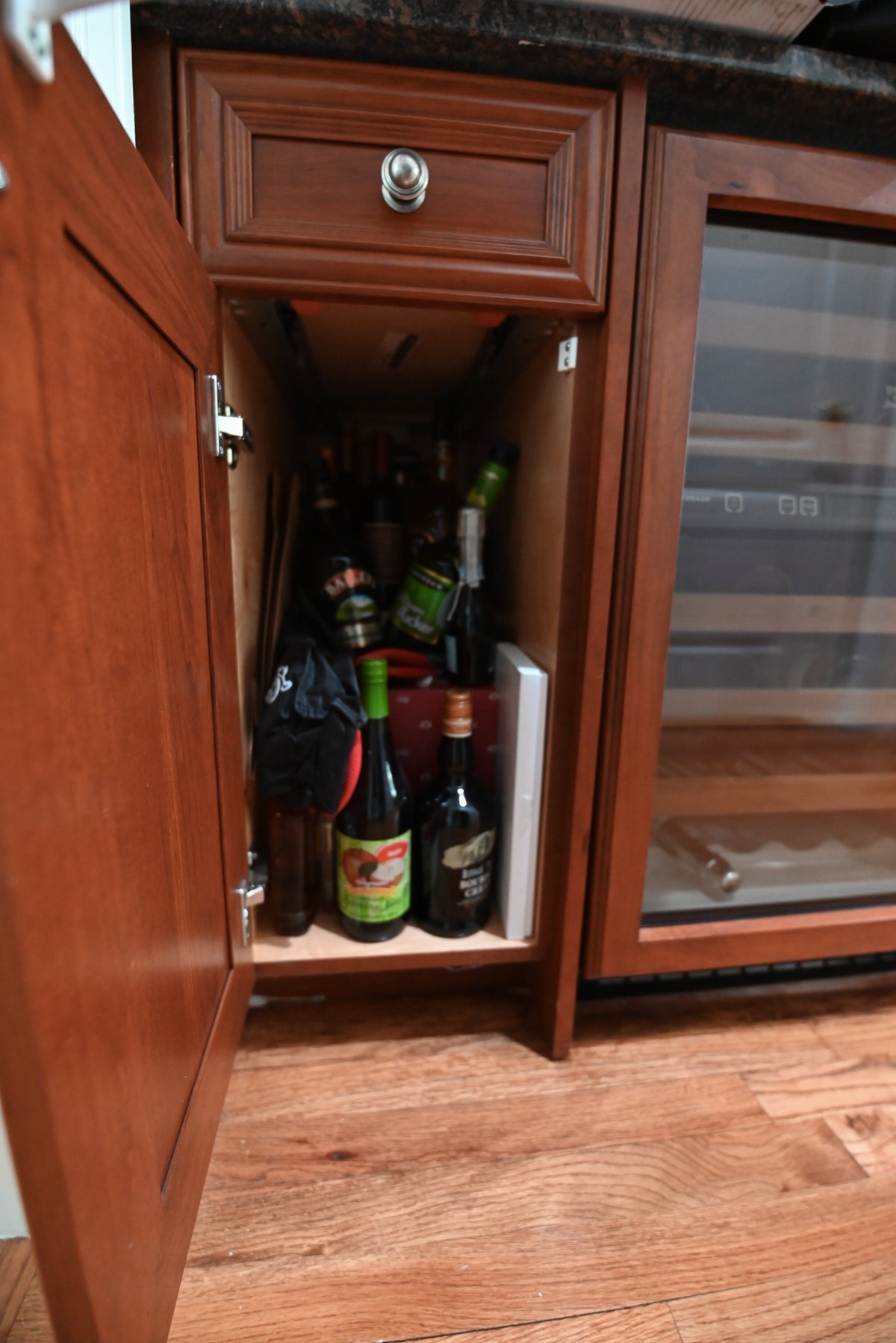 "The Arlington" Traditional Solid Cherry Wood Wet Bar
