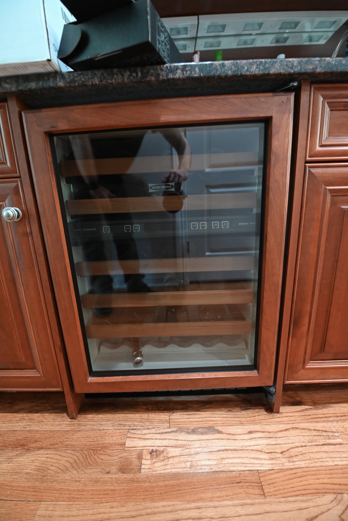 "The Arlington" Traditional Solid Cherry Wood Wet Bar