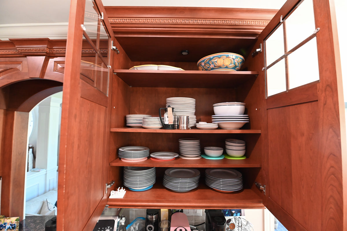 "The Arlington" Traditional Solid Cherry Wood Kitchen with Island