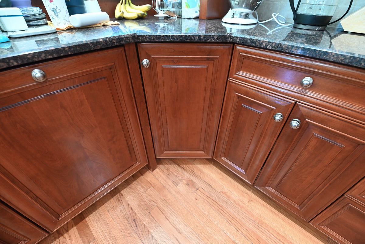 "The Arlington" Traditional Solid Cherry Wood Kitchen with Island