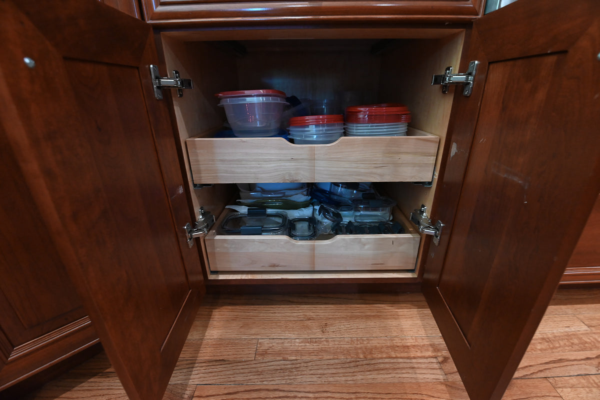 "The Arlington" Traditional Solid Cherry Wood Kitchen with Island