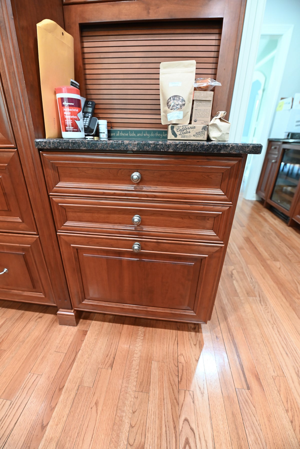 "The Arlington" Traditional Solid Cherry Wood Kitchen with Island