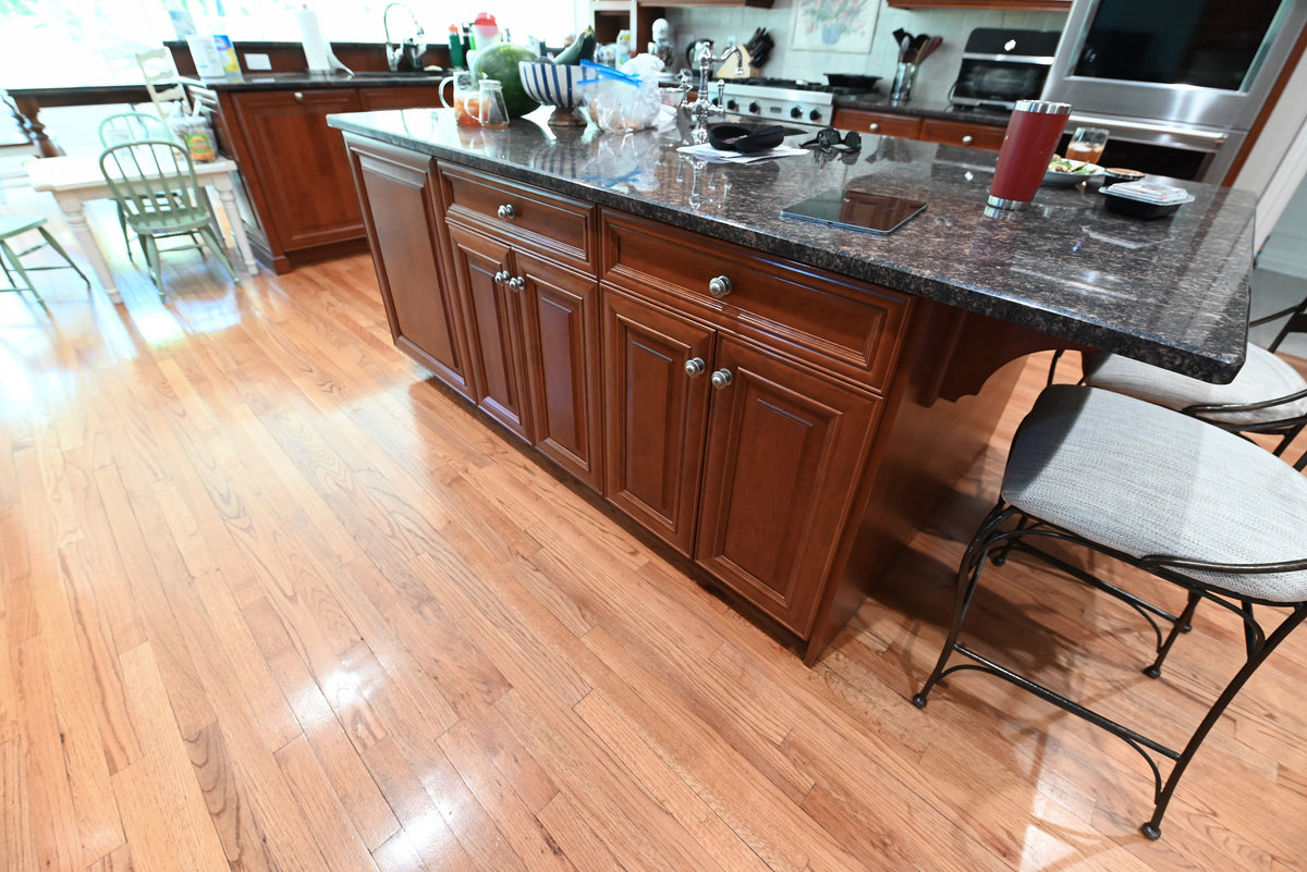 "The Arlington" Traditional Solid Cherry Wood Kitchen with Island