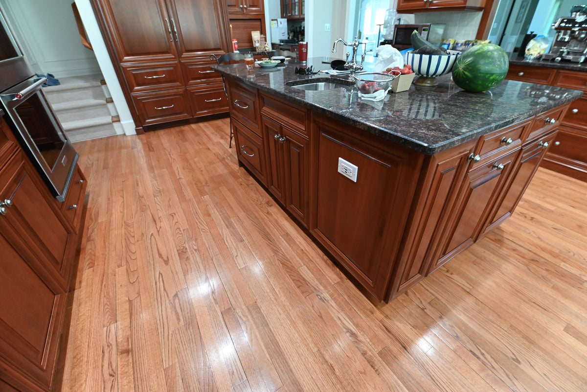 "The Arlington" Traditional Solid Cherry Wood Kitchen with Island