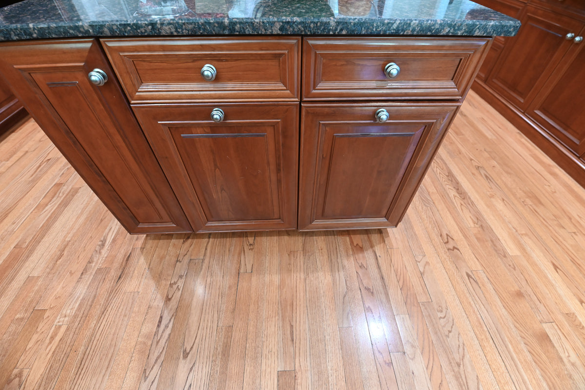 "The Arlington" Traditional Solid Cherry Wood Kitchen with Island